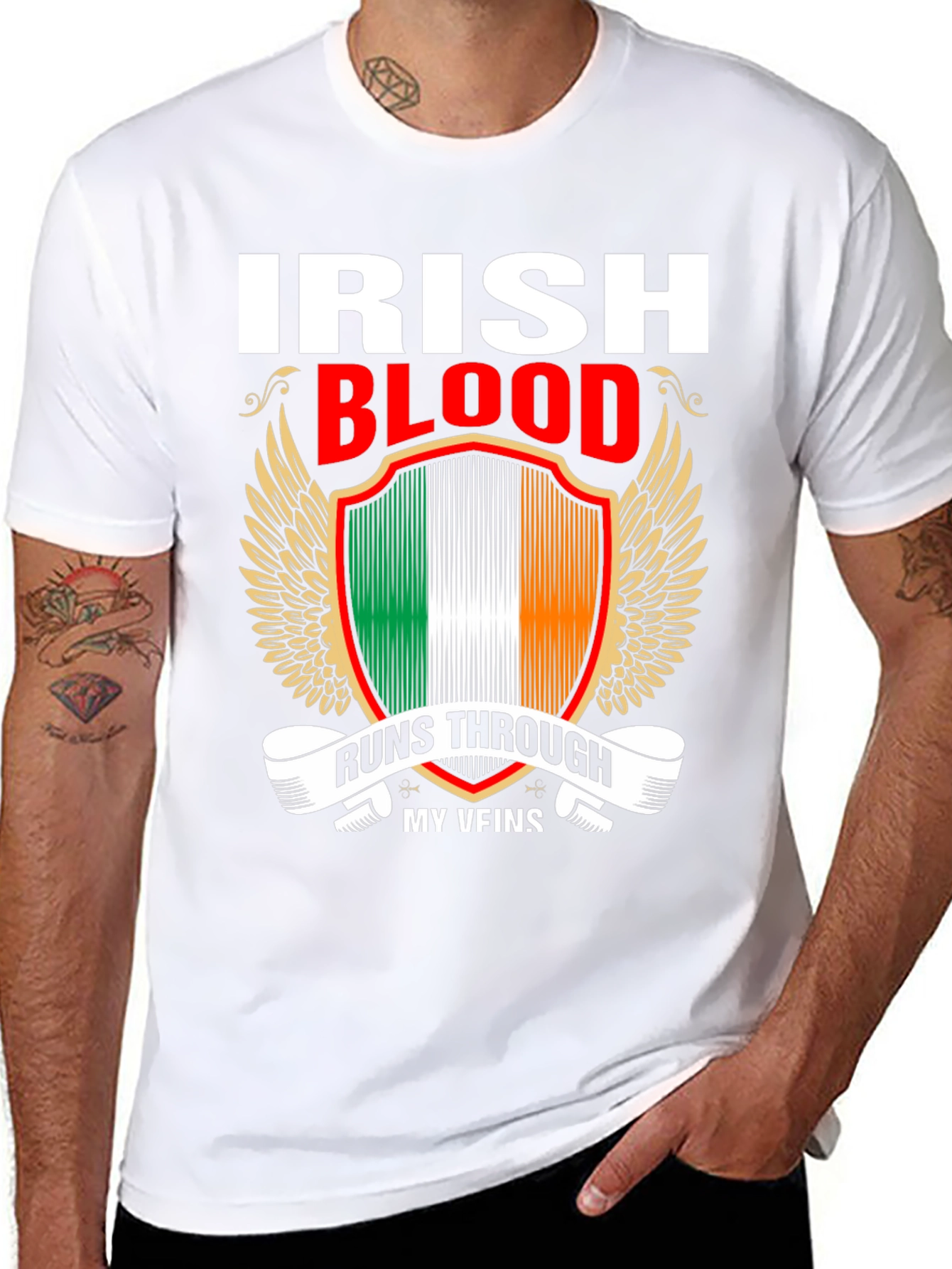 Irish Blood Runs Through My Veins T-Shirt