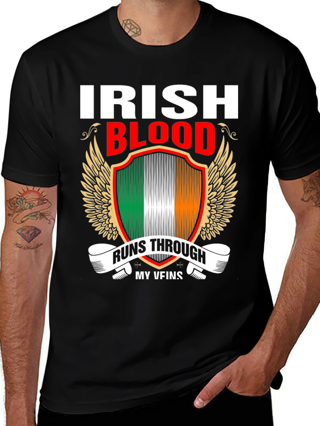 Irish Blood Runs Through My Veins T-Shirt