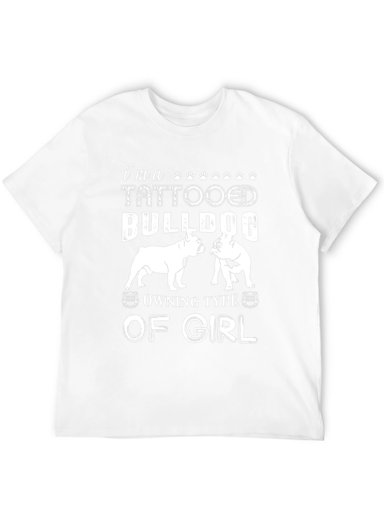 Tattooed Bulldog Girl T-Shirt