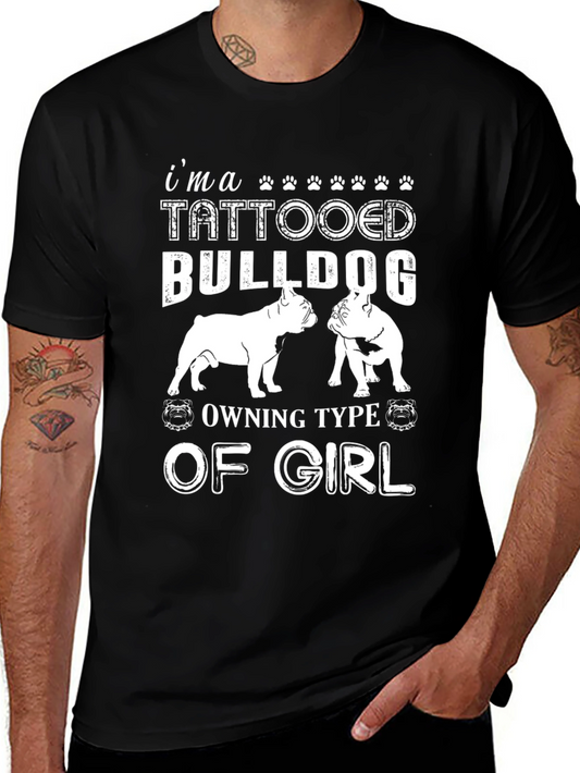 Tattooed Bulldog Girl T-Shirt
