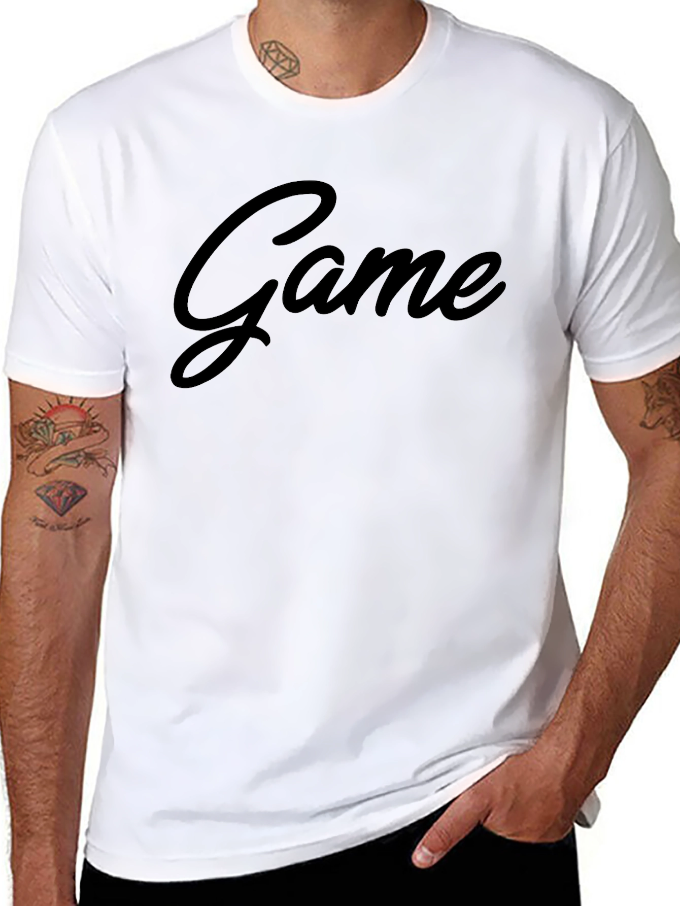 Game On Black T-Shirt - Stylish Casual Wear