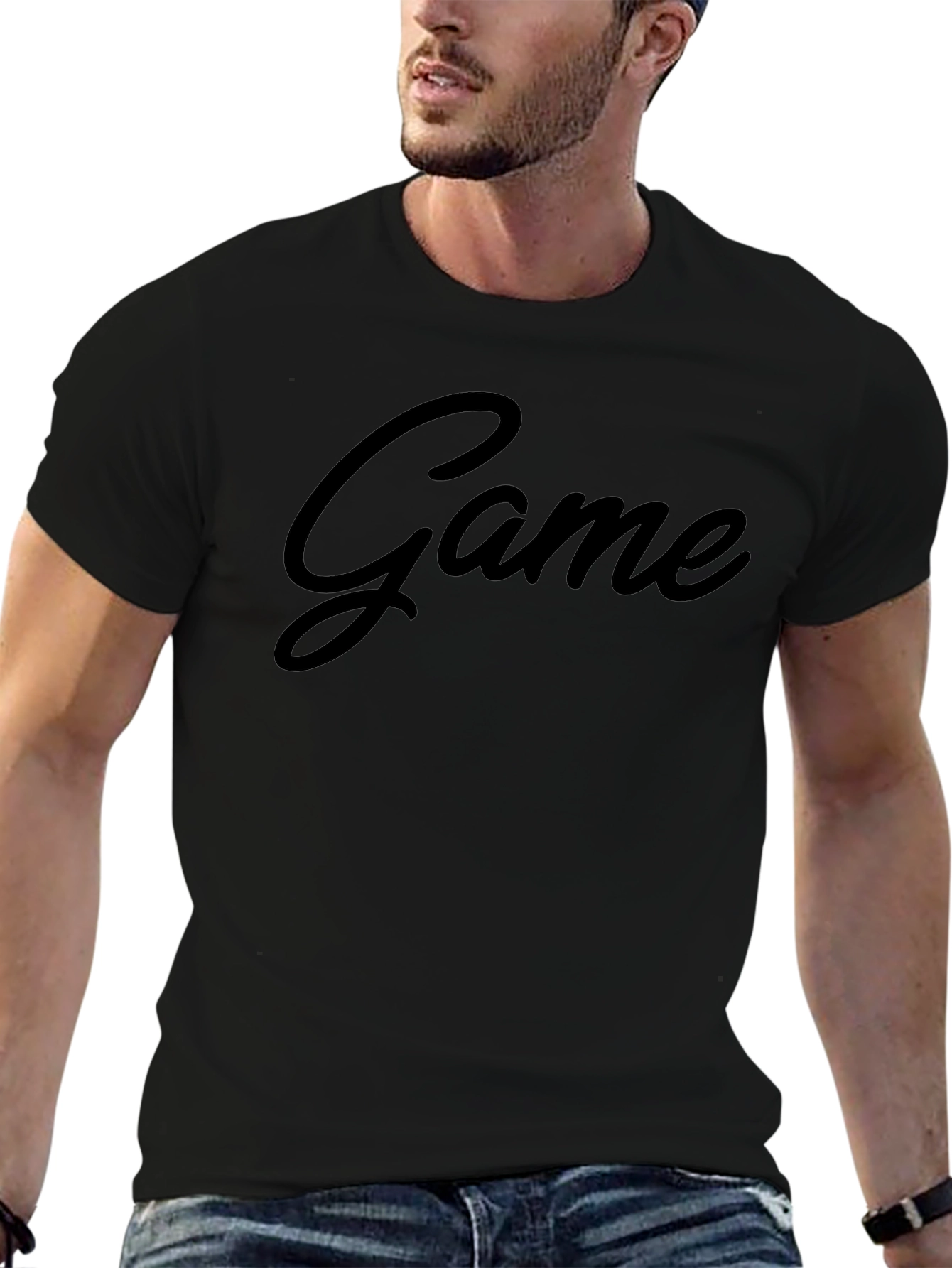 Game On Black T-Shirt - Stylish Casual Wear