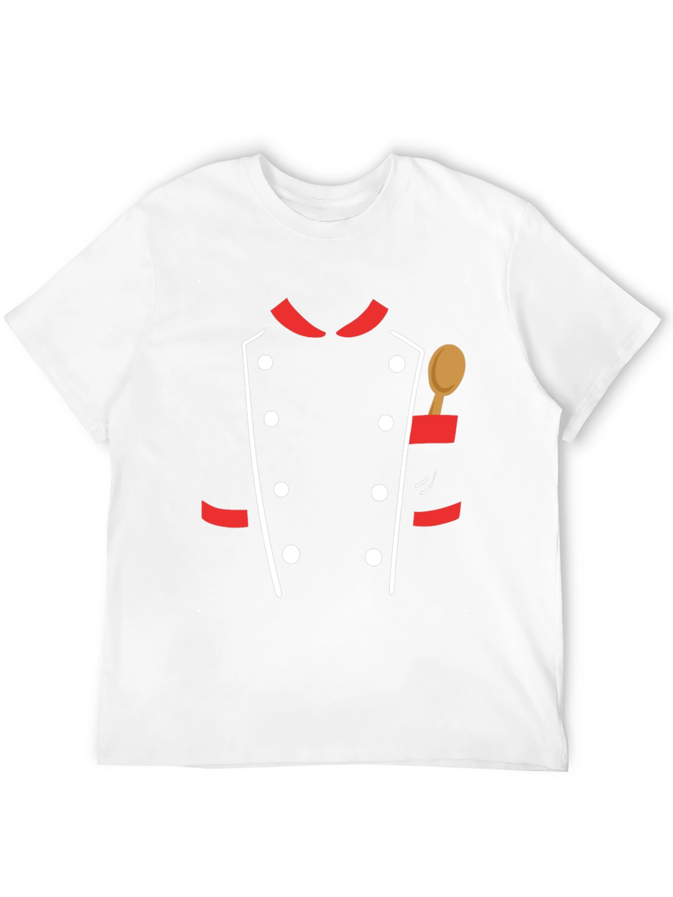 Chef Uniform T-Shirt - Fun Cook Costume Tee
