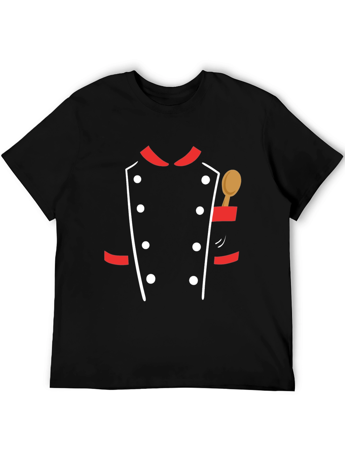 Chef Uniform T-Shirt - Fun Cook Costume Tee