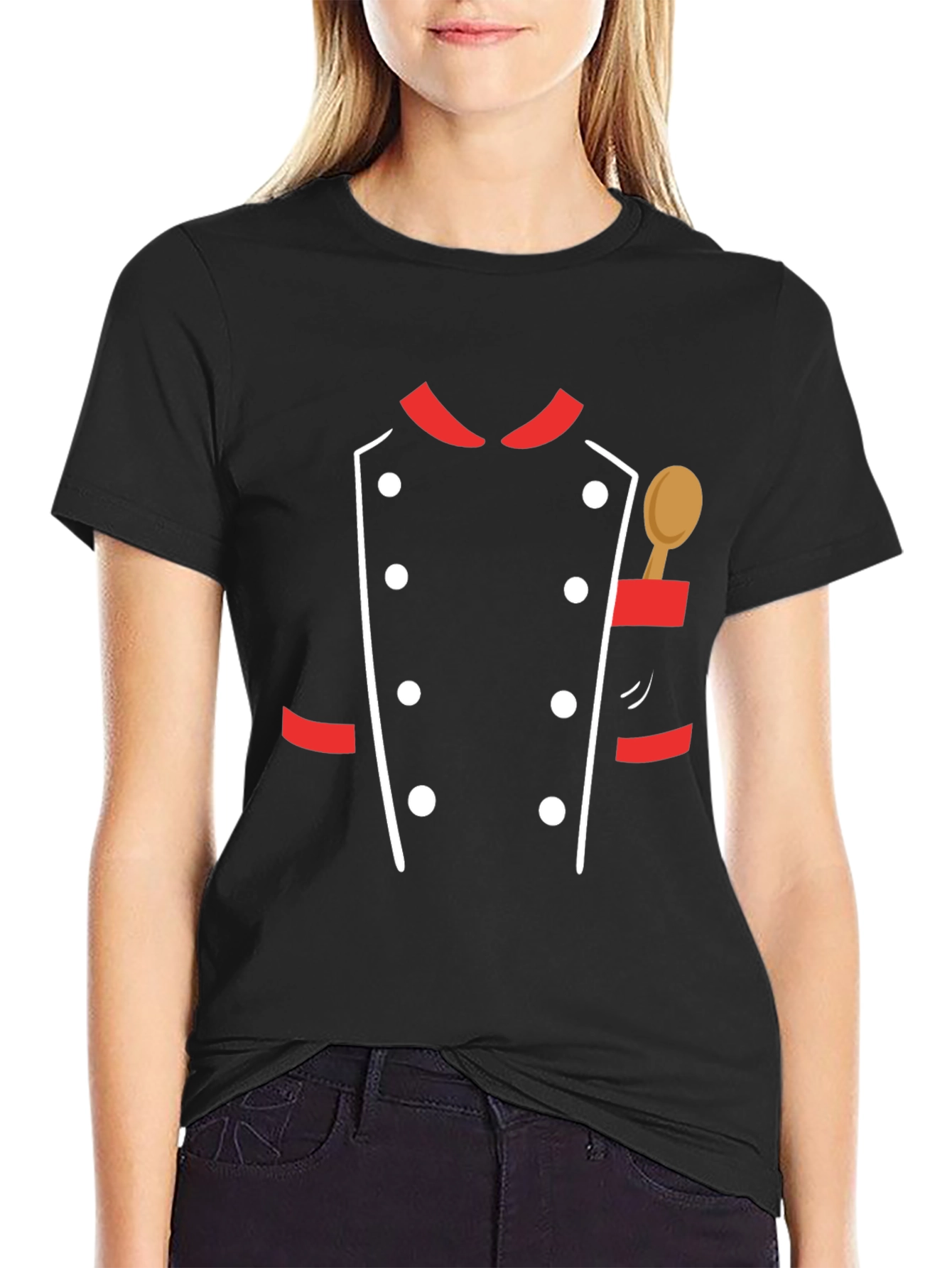 Chef Uniform T-Shirt - Fun Cook Costume Tee