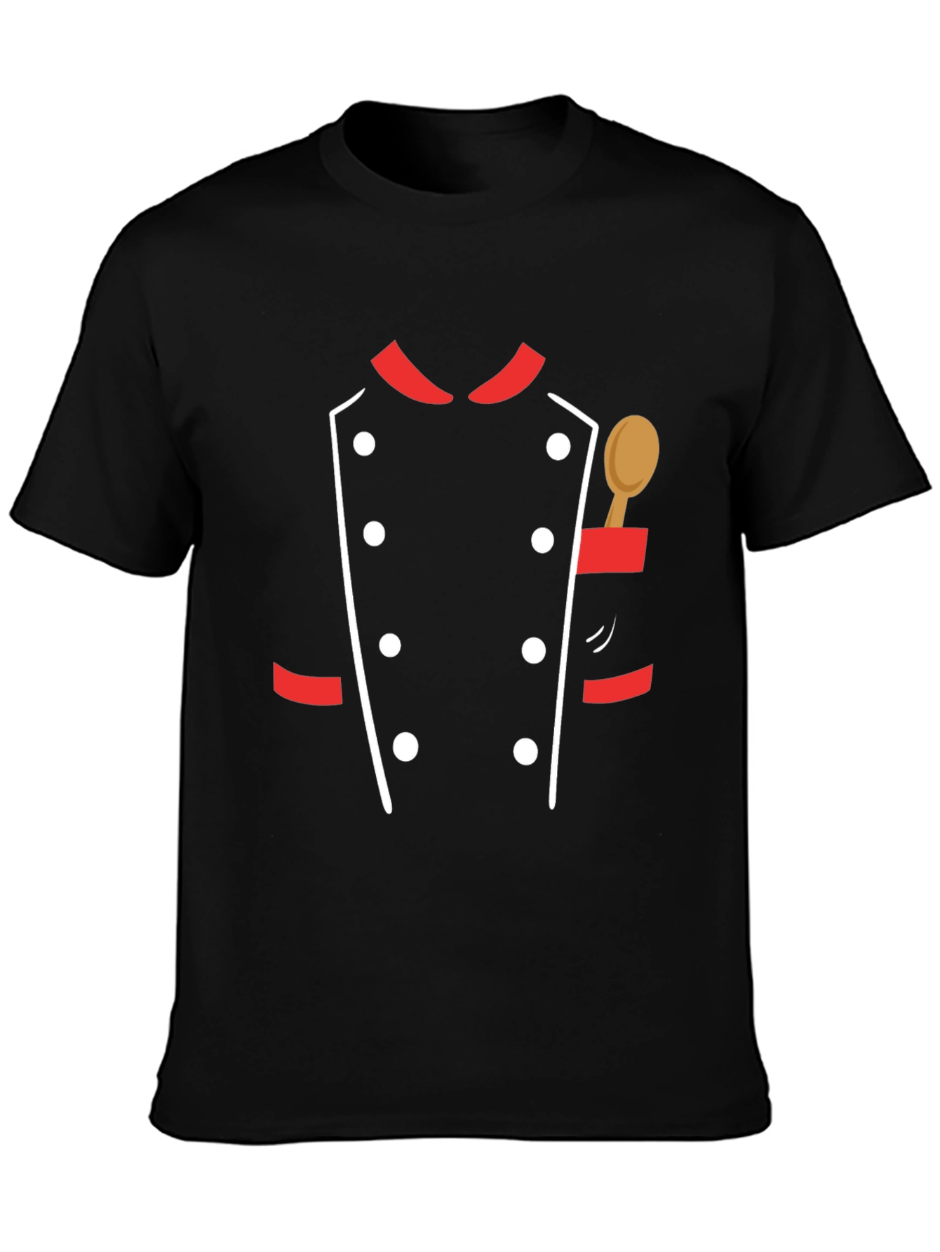 Chef Uniform T-Shirt - Fun Cook Costume Tee