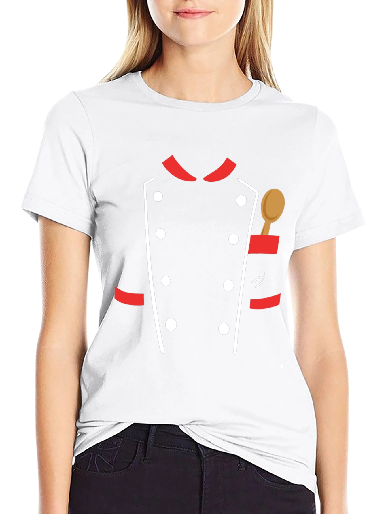 Chef Uniform T-Shirt - Fun Cook Costume Tee