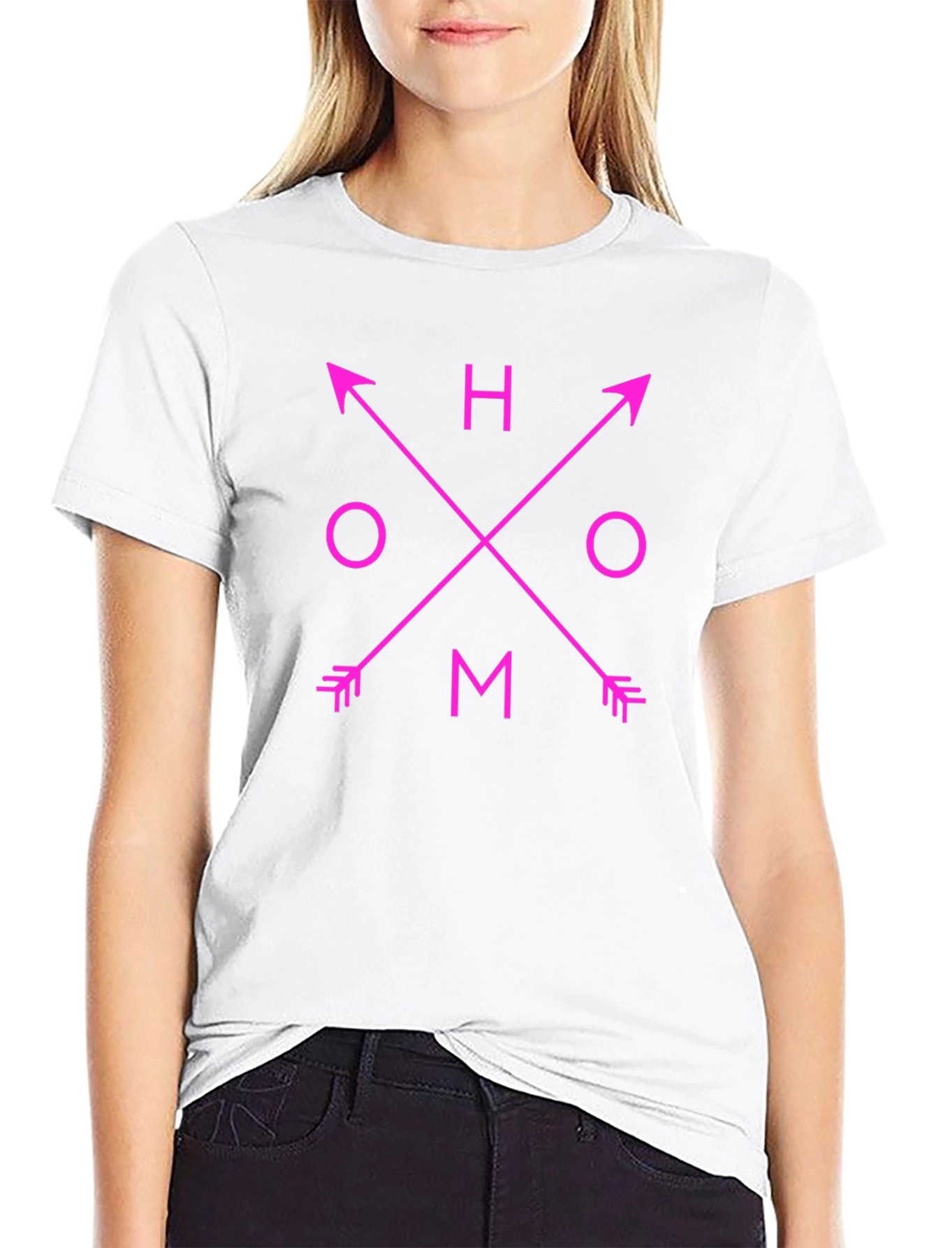HOMO Arrows Graphic Tee - Trendy Casual Shirt