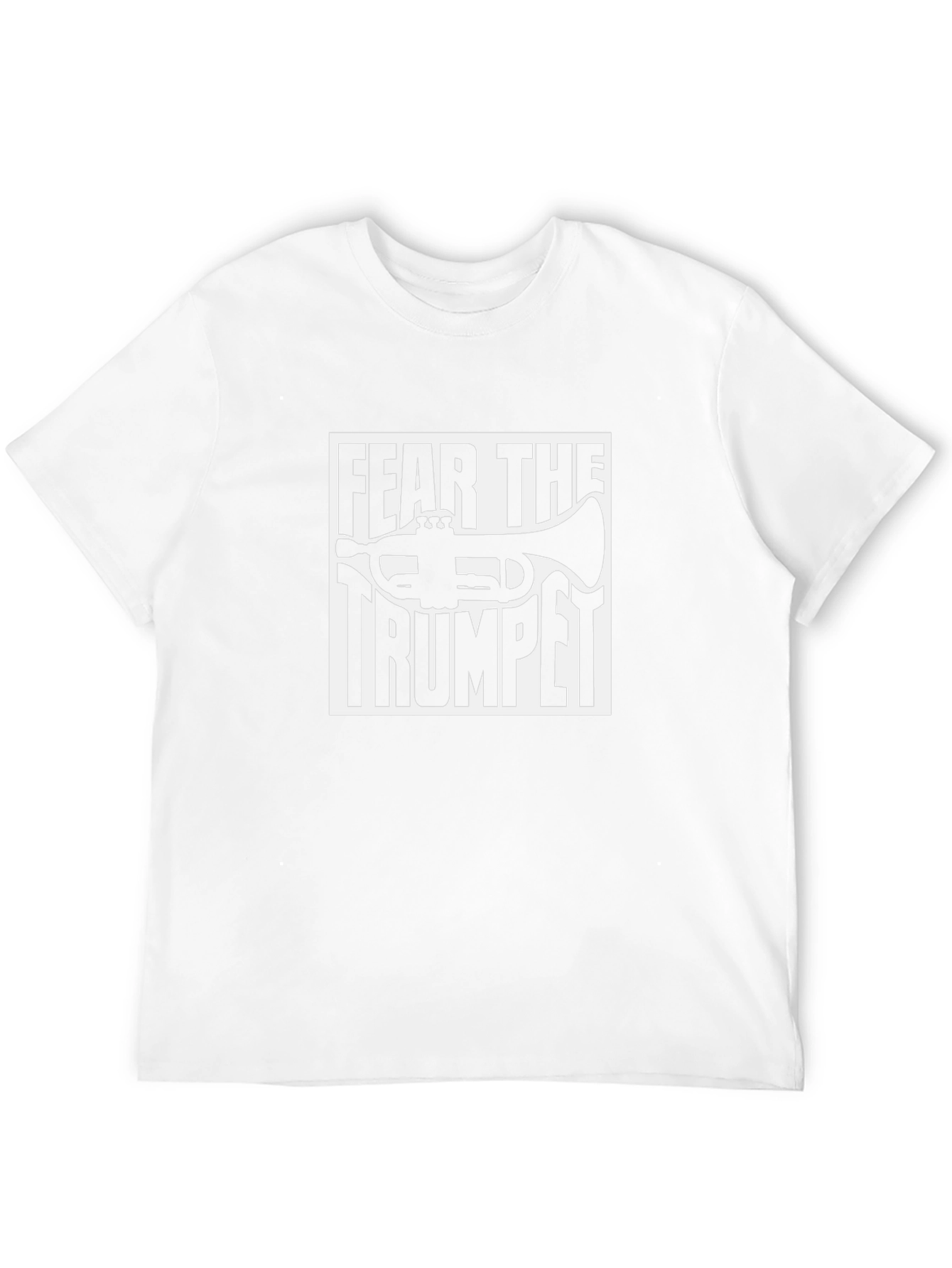 Fear the Trumpet Graphic Tee - Black Cotton T-Shirt