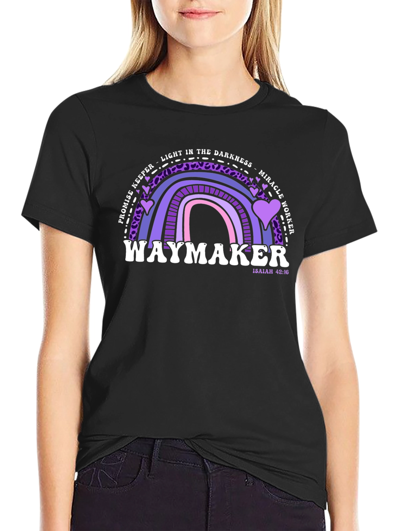 Waymaker Rainbow Graphic Tee