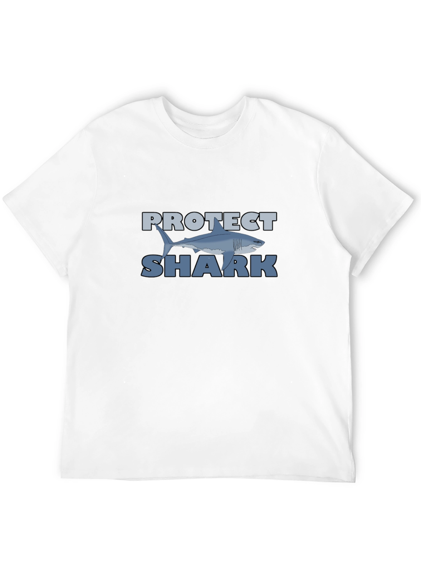 Protect Shark Graphic T-Shirt -  Ocean Conservation Tee