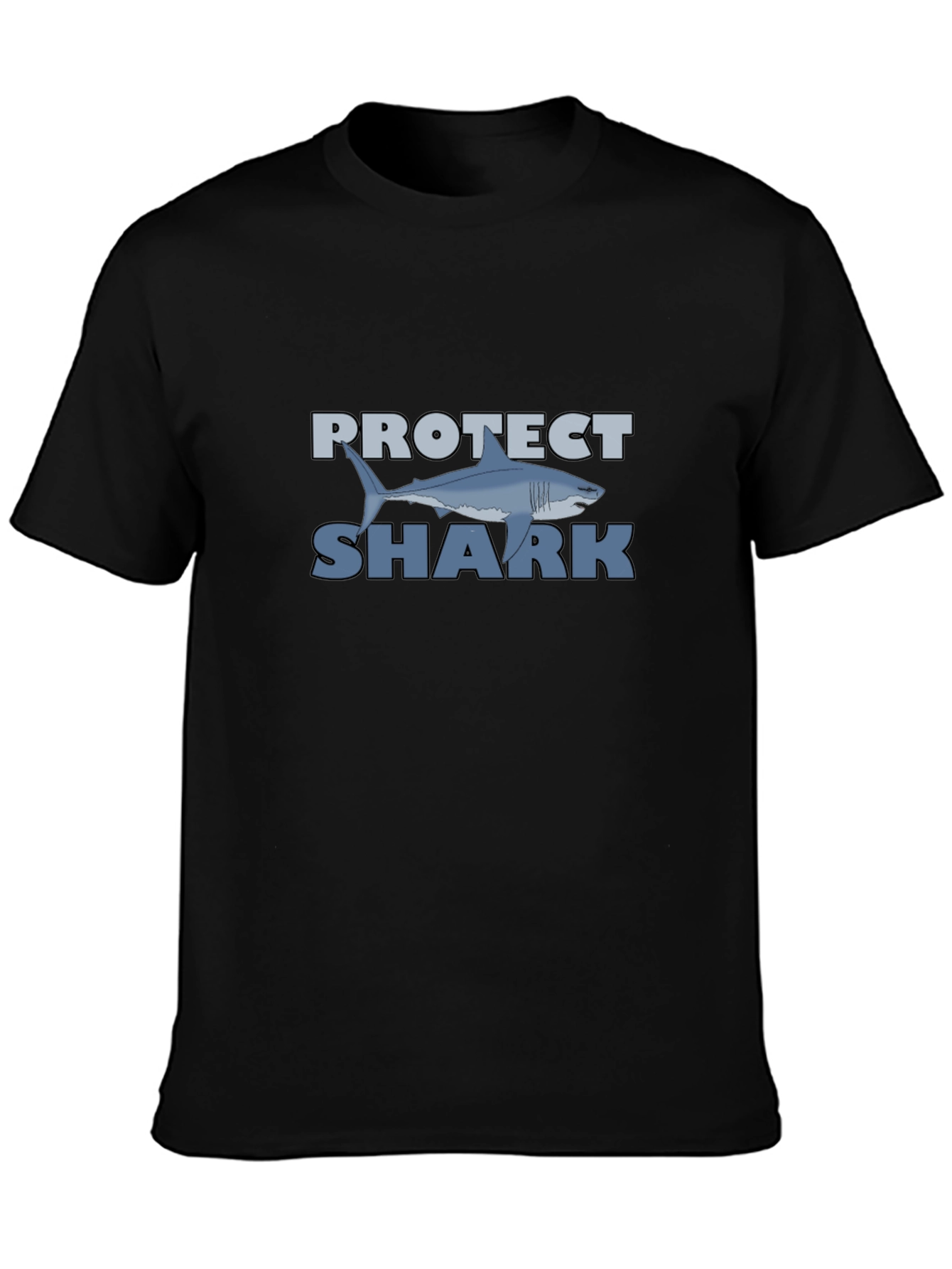 Protect Shark Graphic T-Shirt -  Ocean Conservation Tee