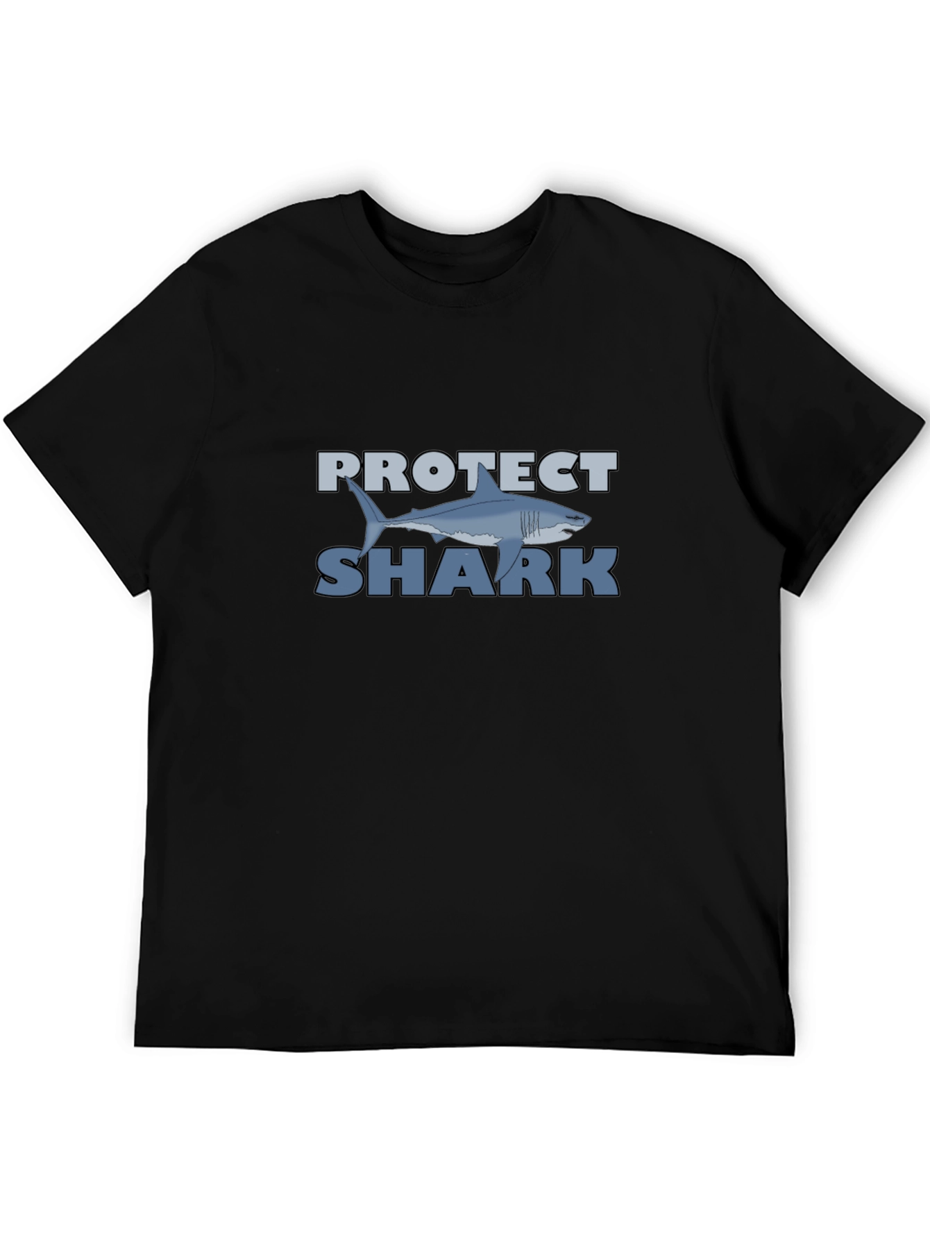Protect Shark Graphic T-Shirt -  Ocean Conservation Tee