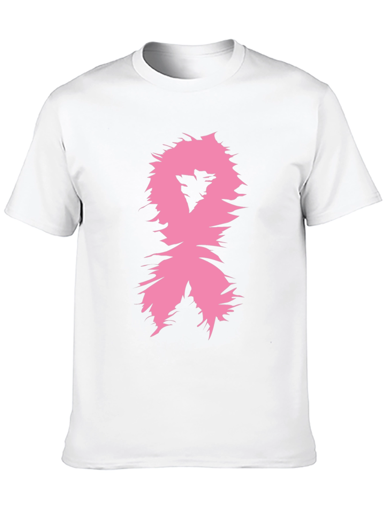 Pink Ribbon Awareness T-Shirt - Black