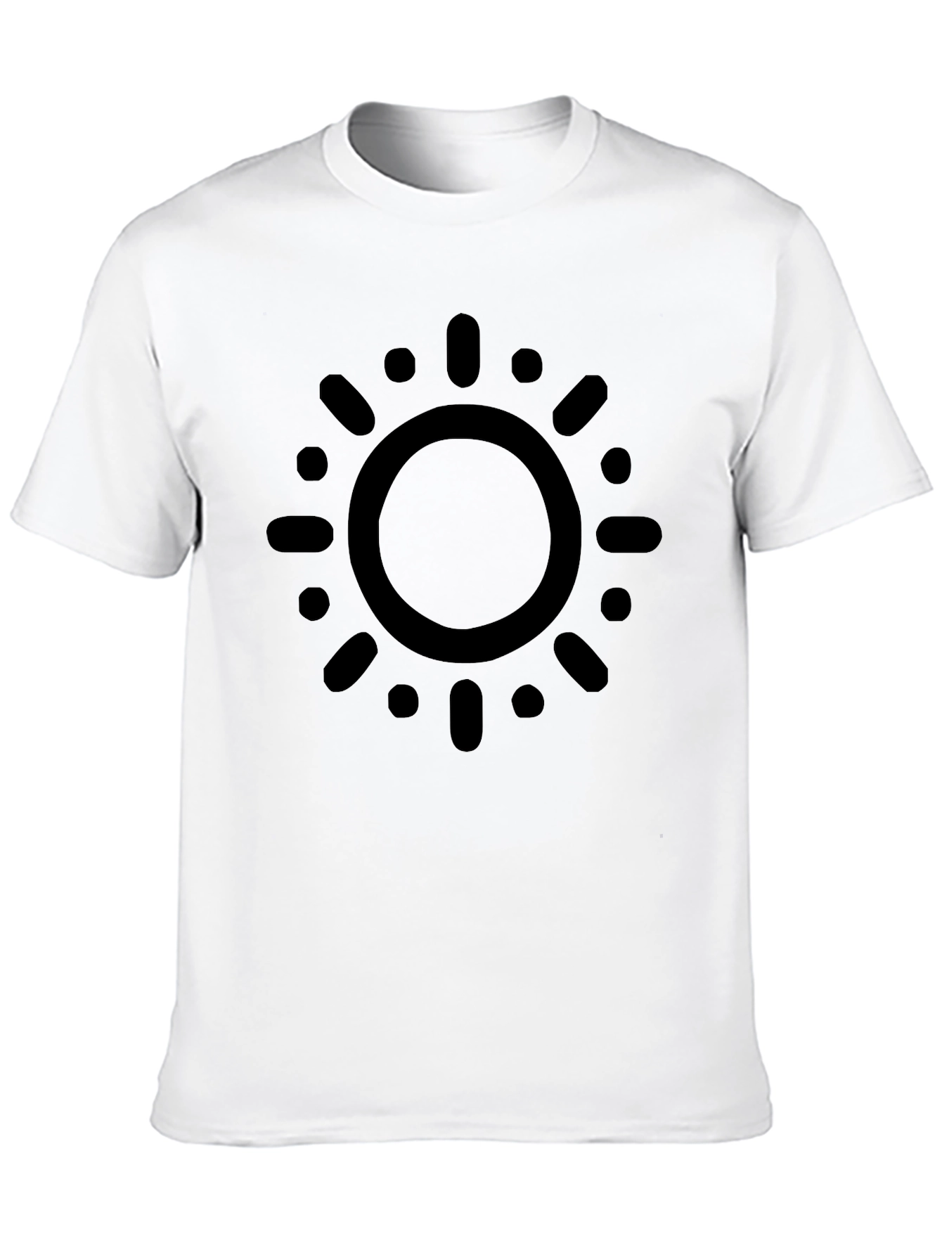 Black Sun Graphic Tee - Modern Style