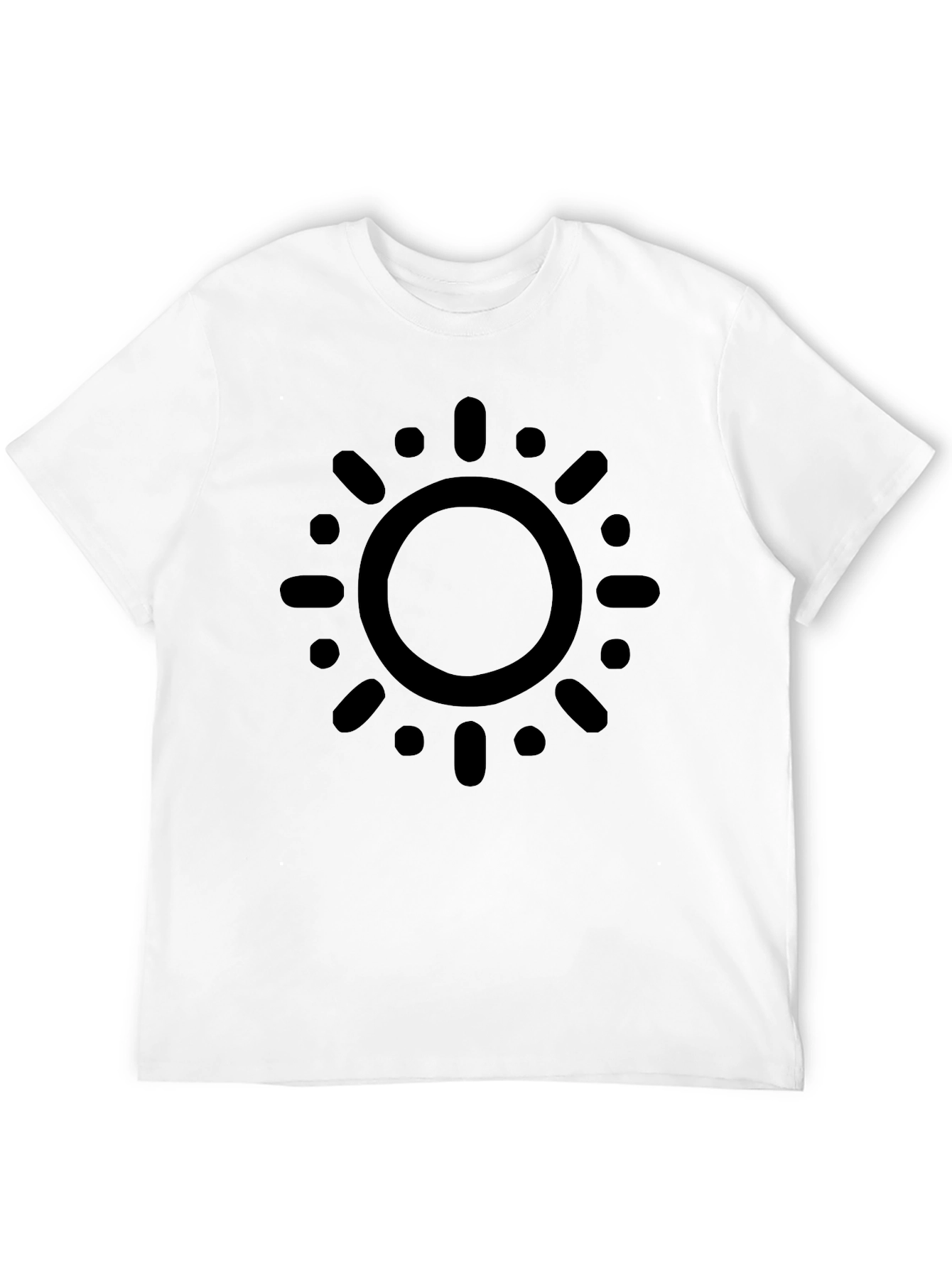 Black Sun Graphic Tee - Modern Style