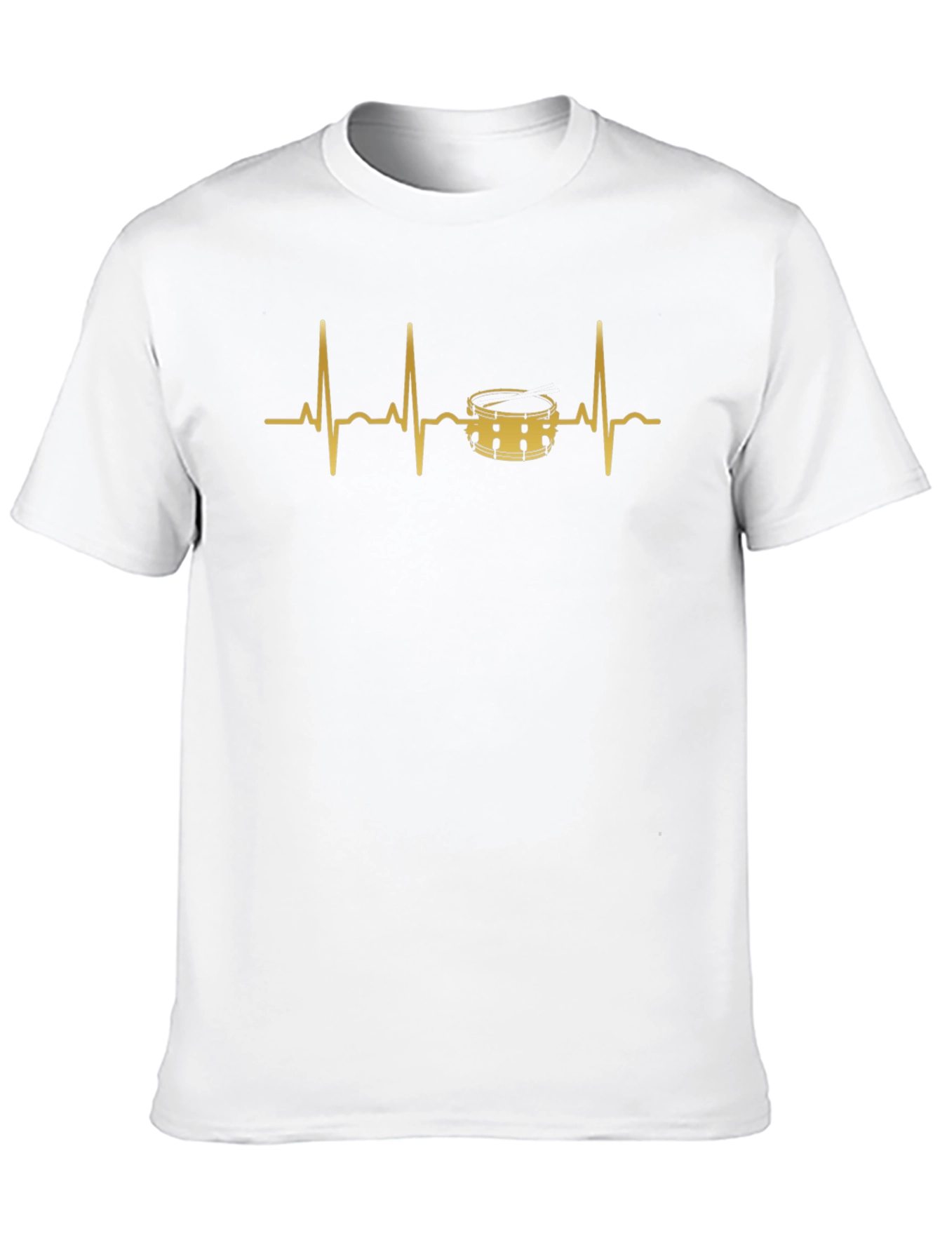 Drum Heartbeat T-Shirt - Musicians Tee