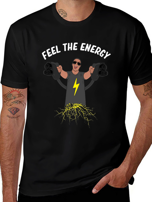 Feel the Energy Electric Car Charging T-Shirt