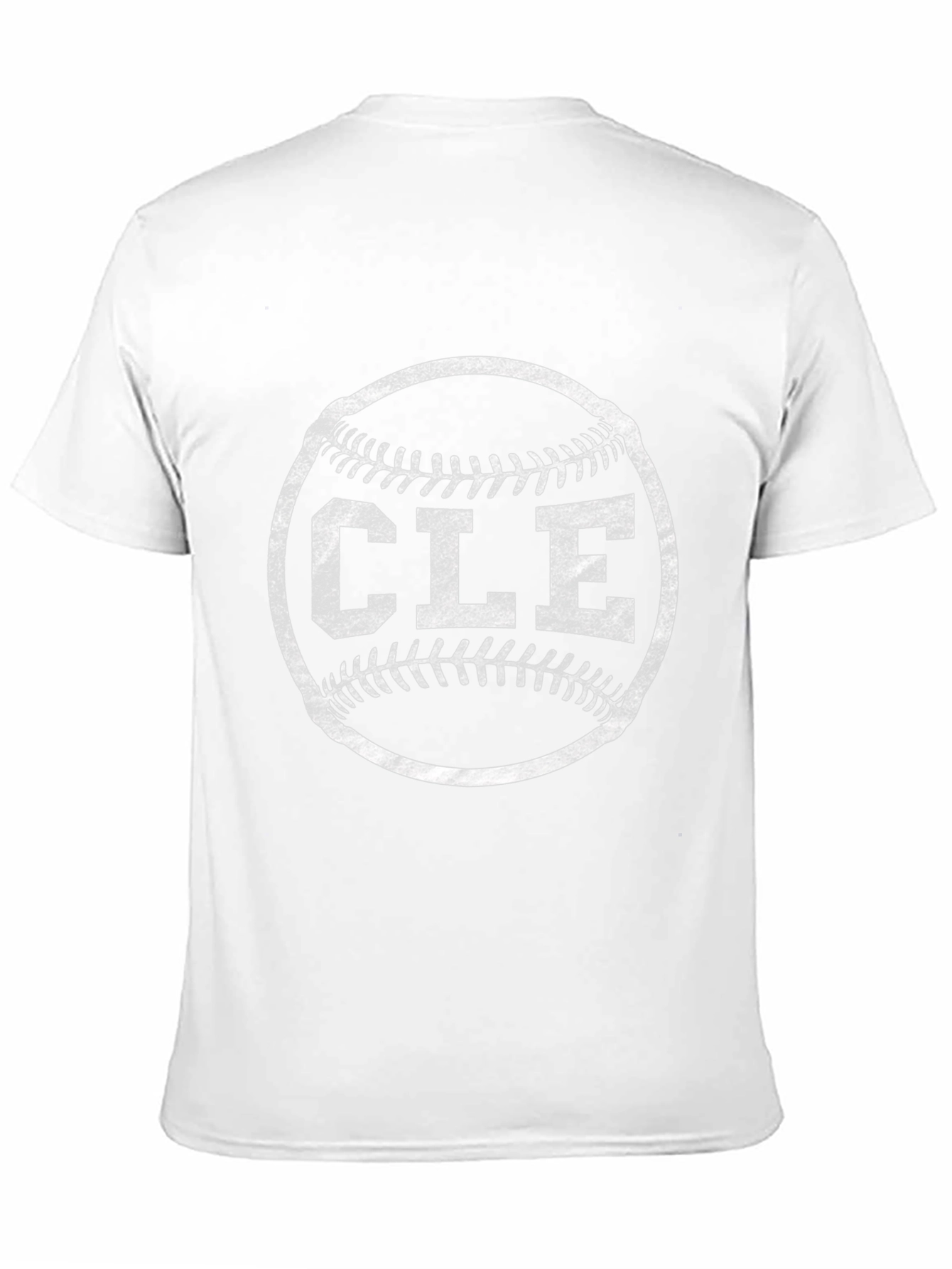 CLE Baseball T-Shirt - Distressed Design