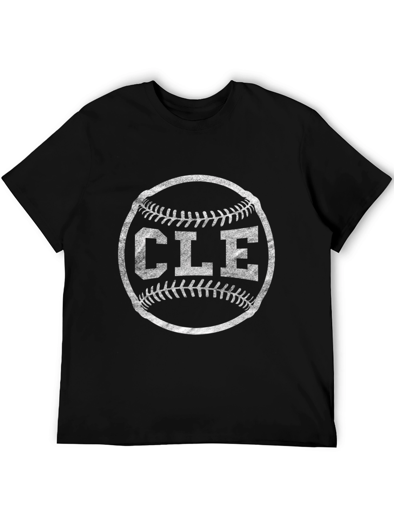 CLE Baseball T-Shirt - Distressed Design