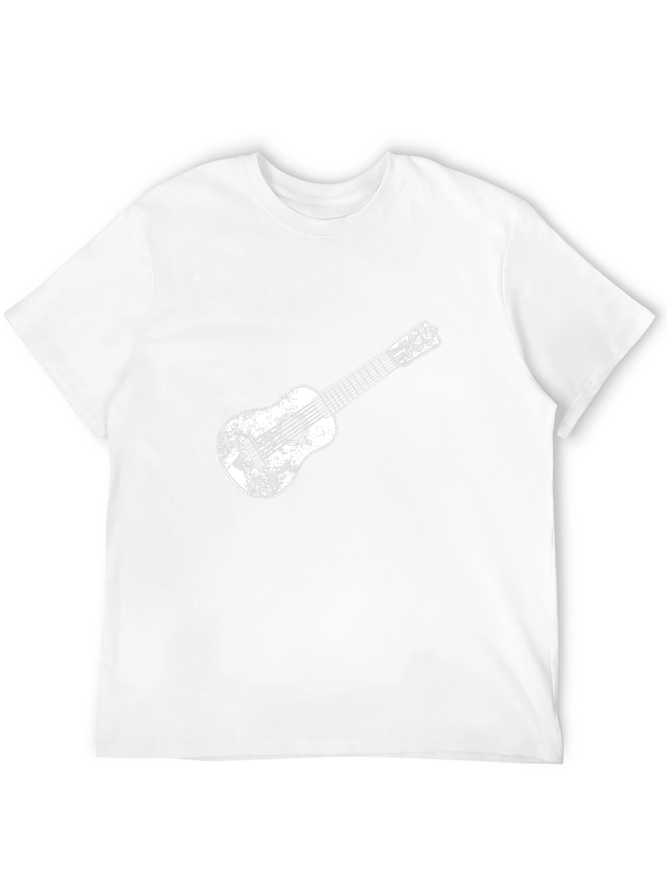 Distressed Guitar Graphic Black Tee