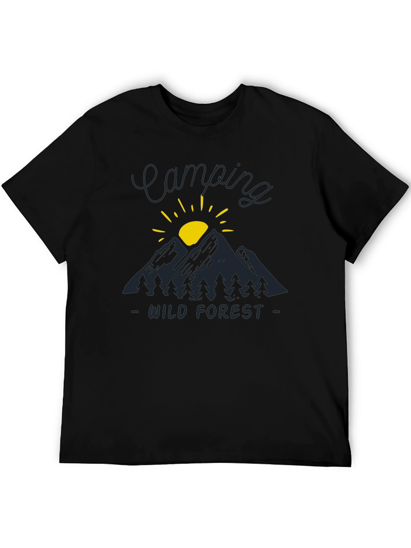 Camping Wild Forest Graphic T-Shirt