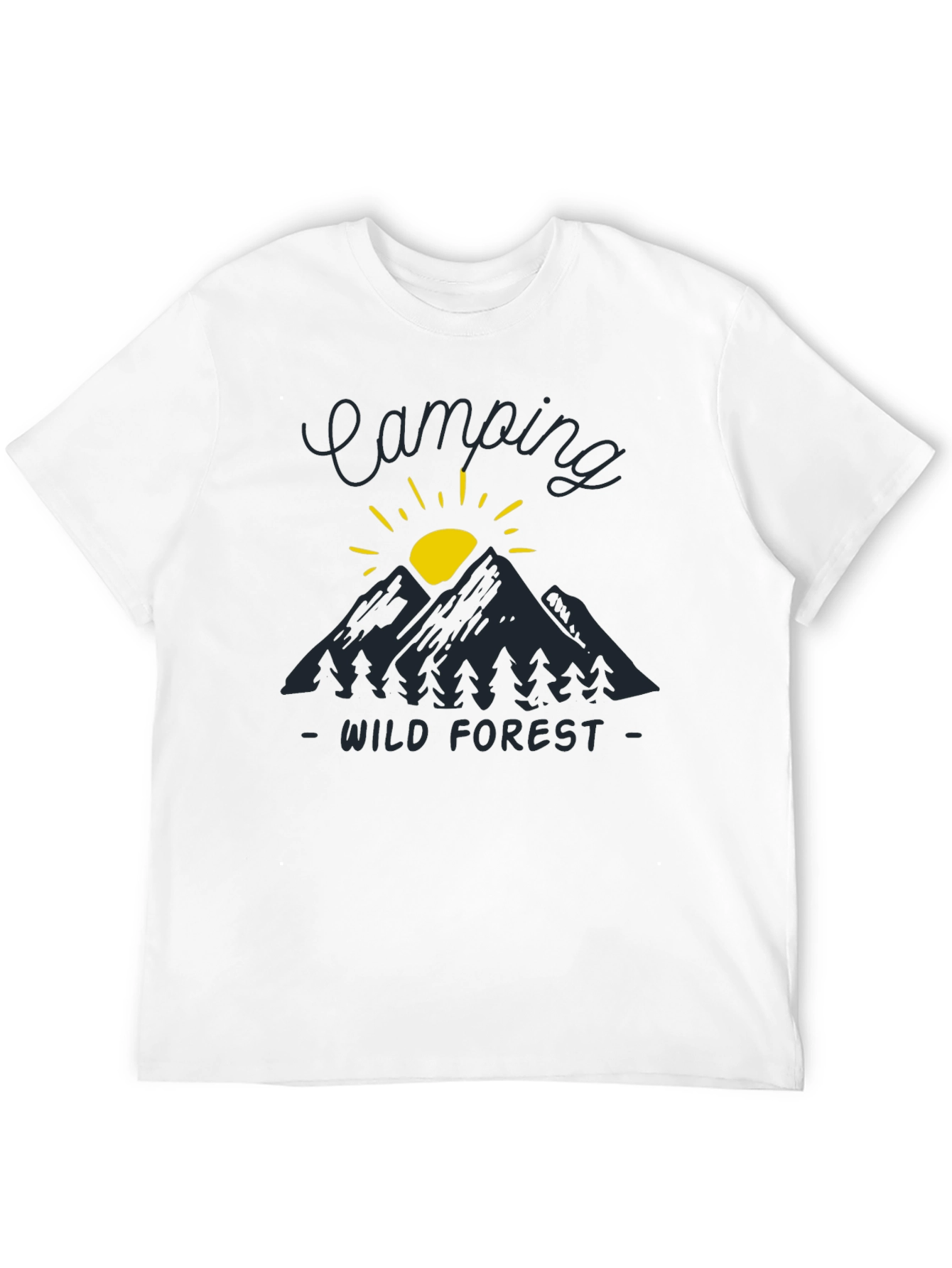 Camping Wild Forest Graphic T-Shirt