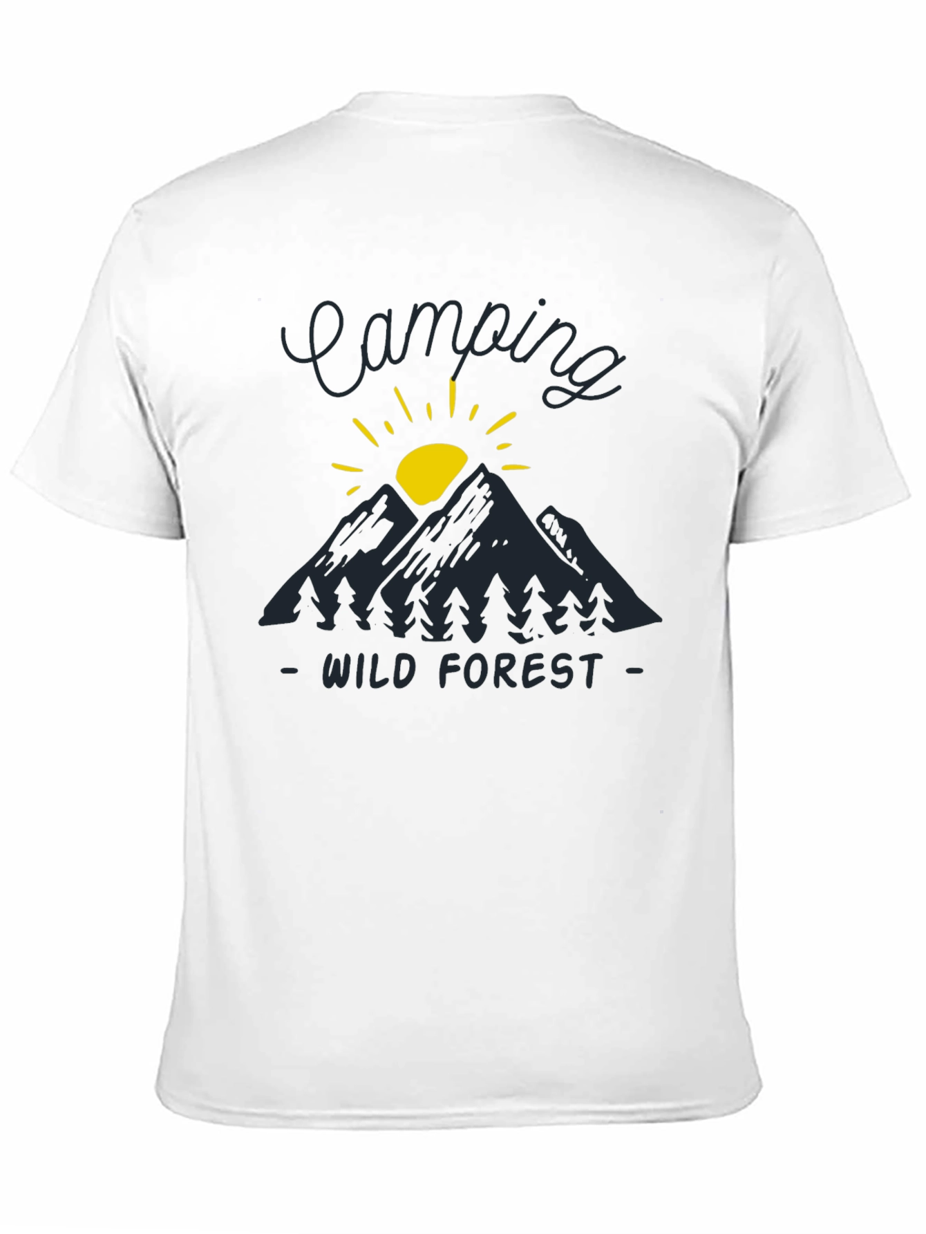 Camping Wild Forest Graphic T-Shirt