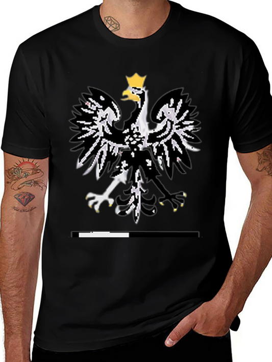 Polish Eagle Black T-Shirt - Mens Graphic Tee