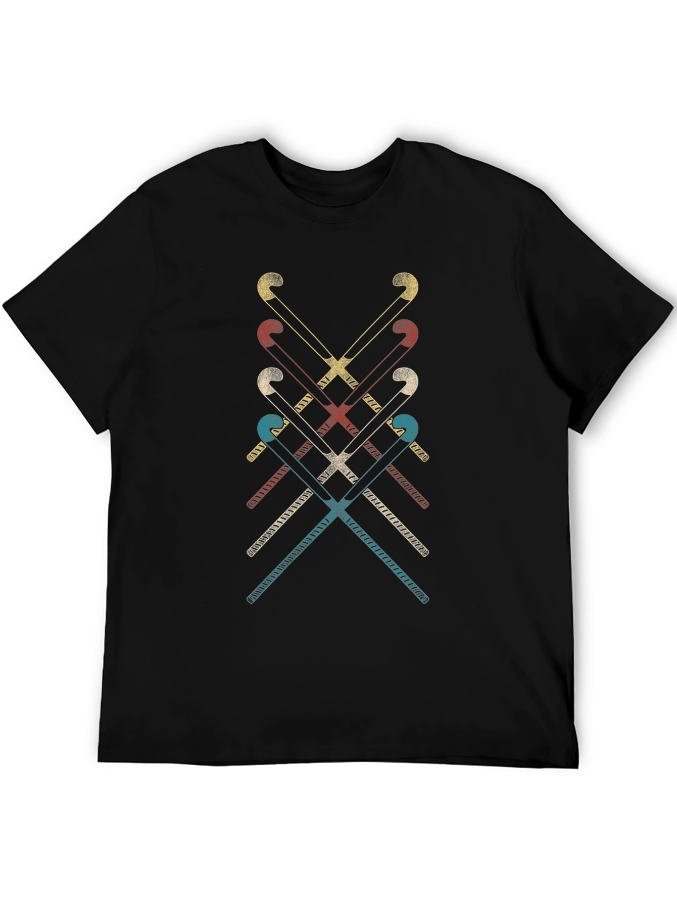 Retro Hockey Sticks Graphic Tee