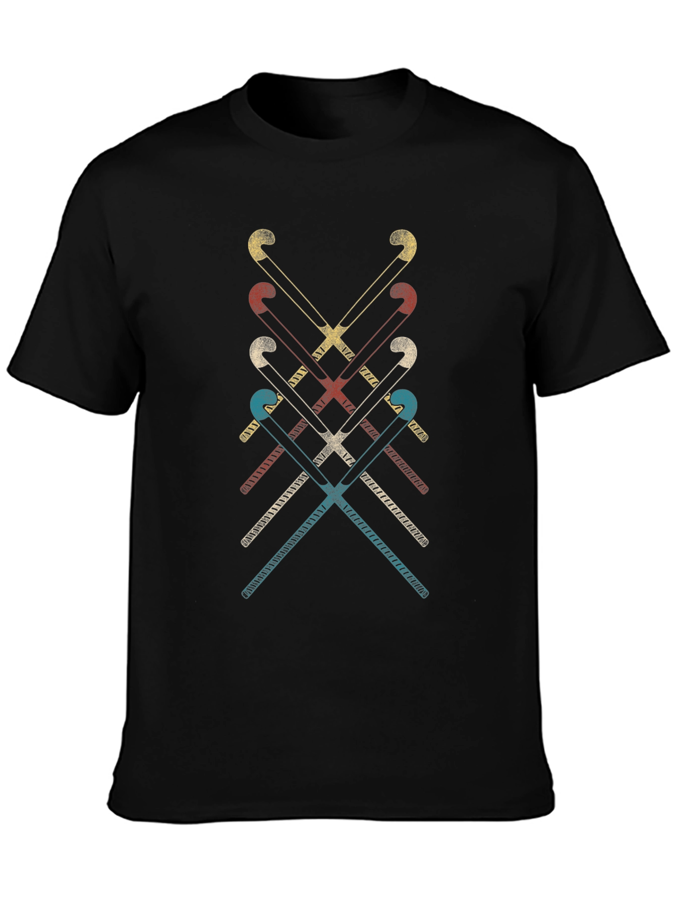 Retro Hockey Sticks Graphic Tee