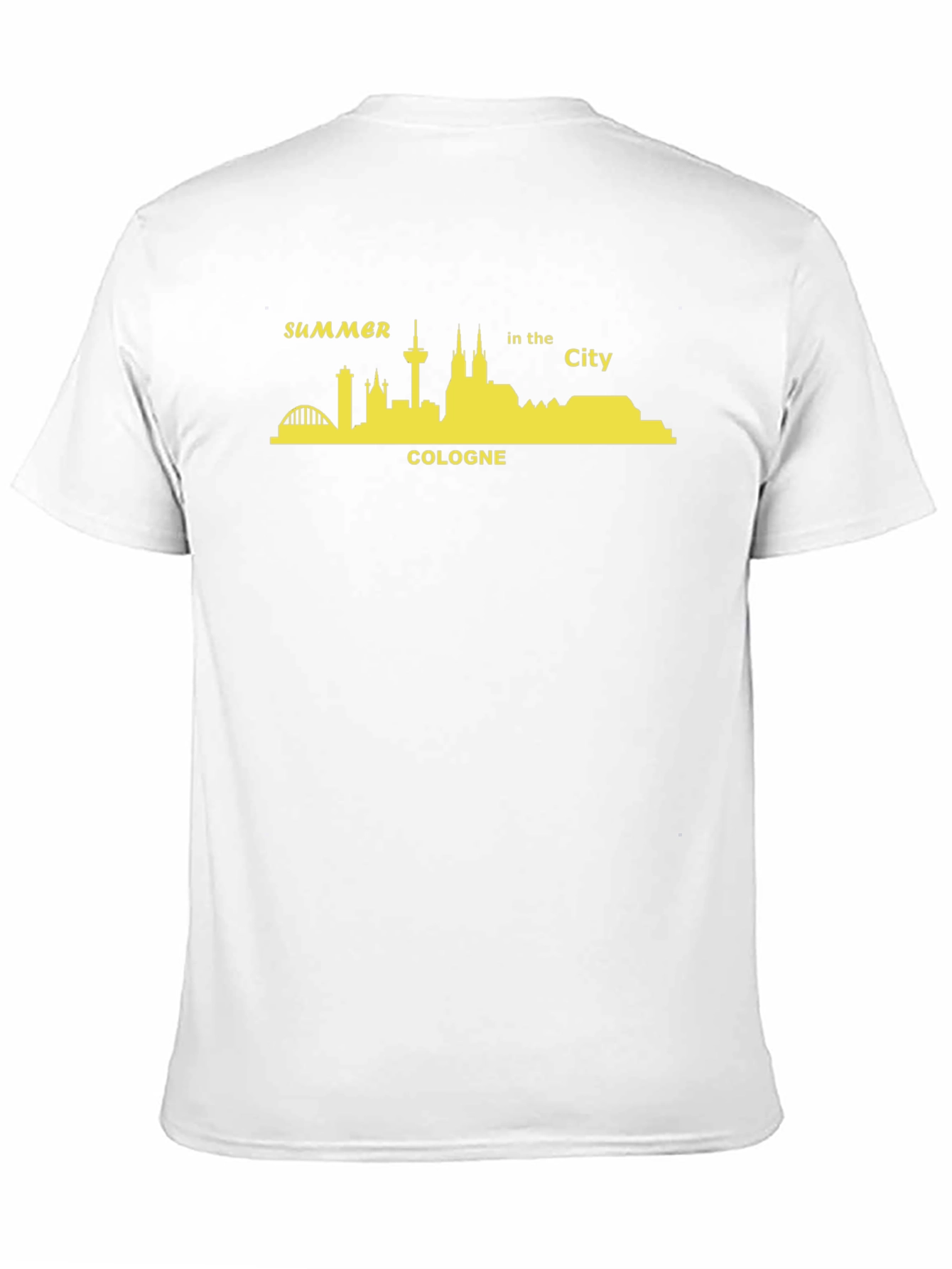 Cologne Summer City Skyline Graphic T-Shirt