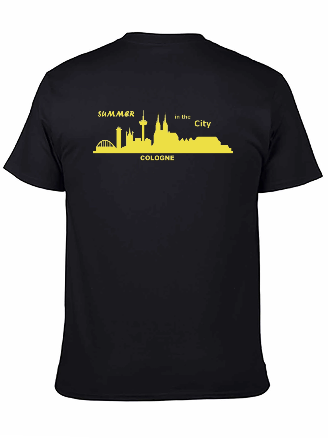Cologne Summer City Skyline Graphic T-Shirt