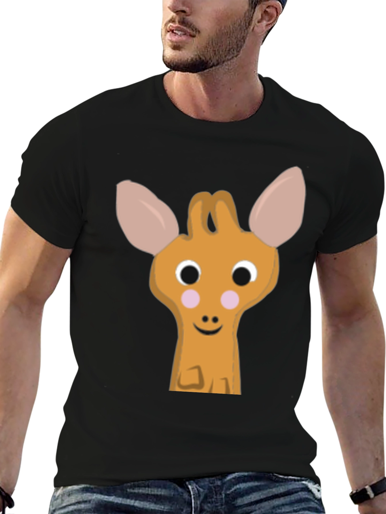 Cute Giraffe Graphic Tee - Soft Cotton Comfort