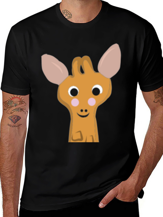 Cute Giraffe Graphic Tee - Soft Cotton Comfort