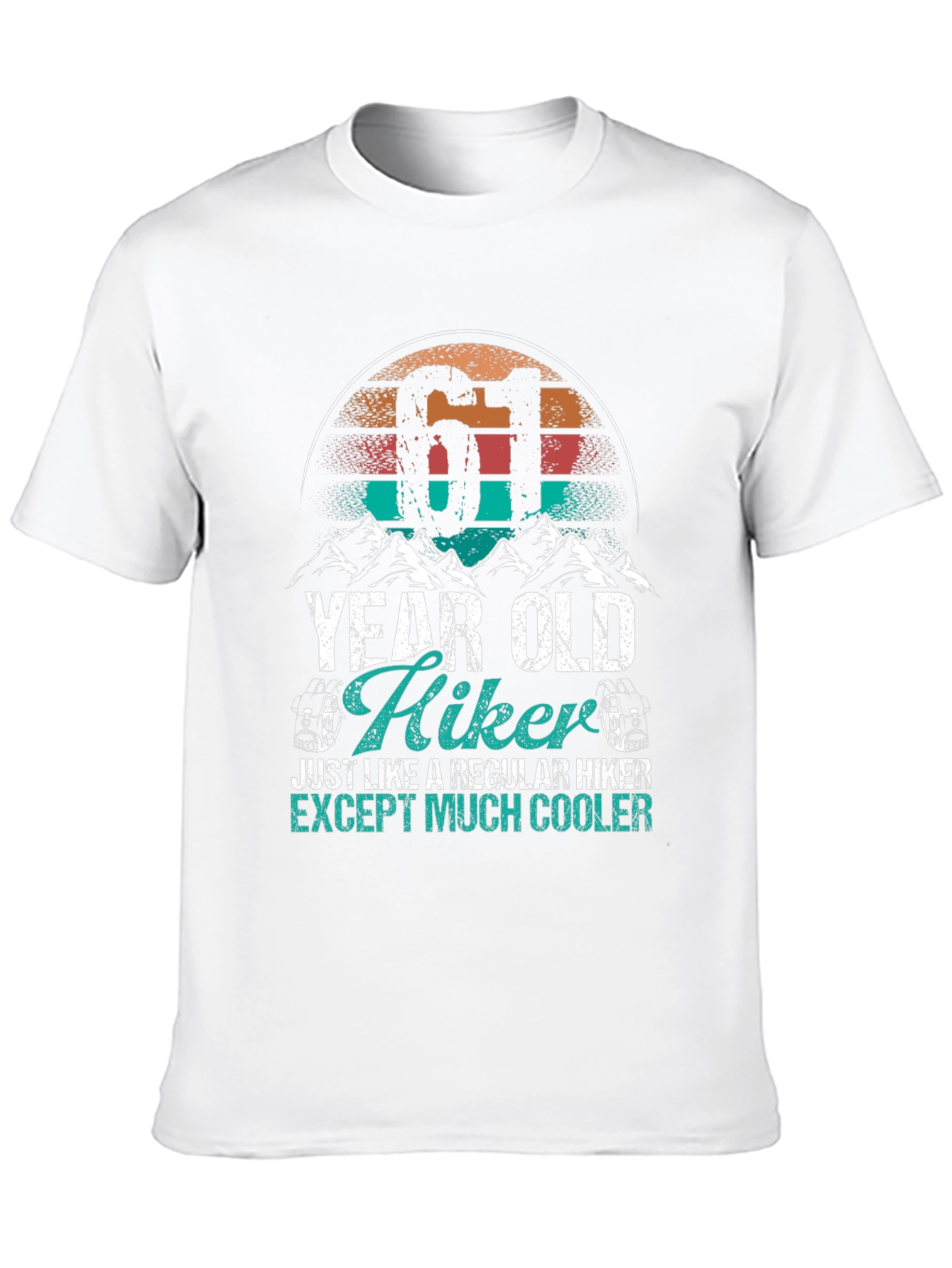 61 Year Old Hiker T-Shirt - Cool Hiking Apparel