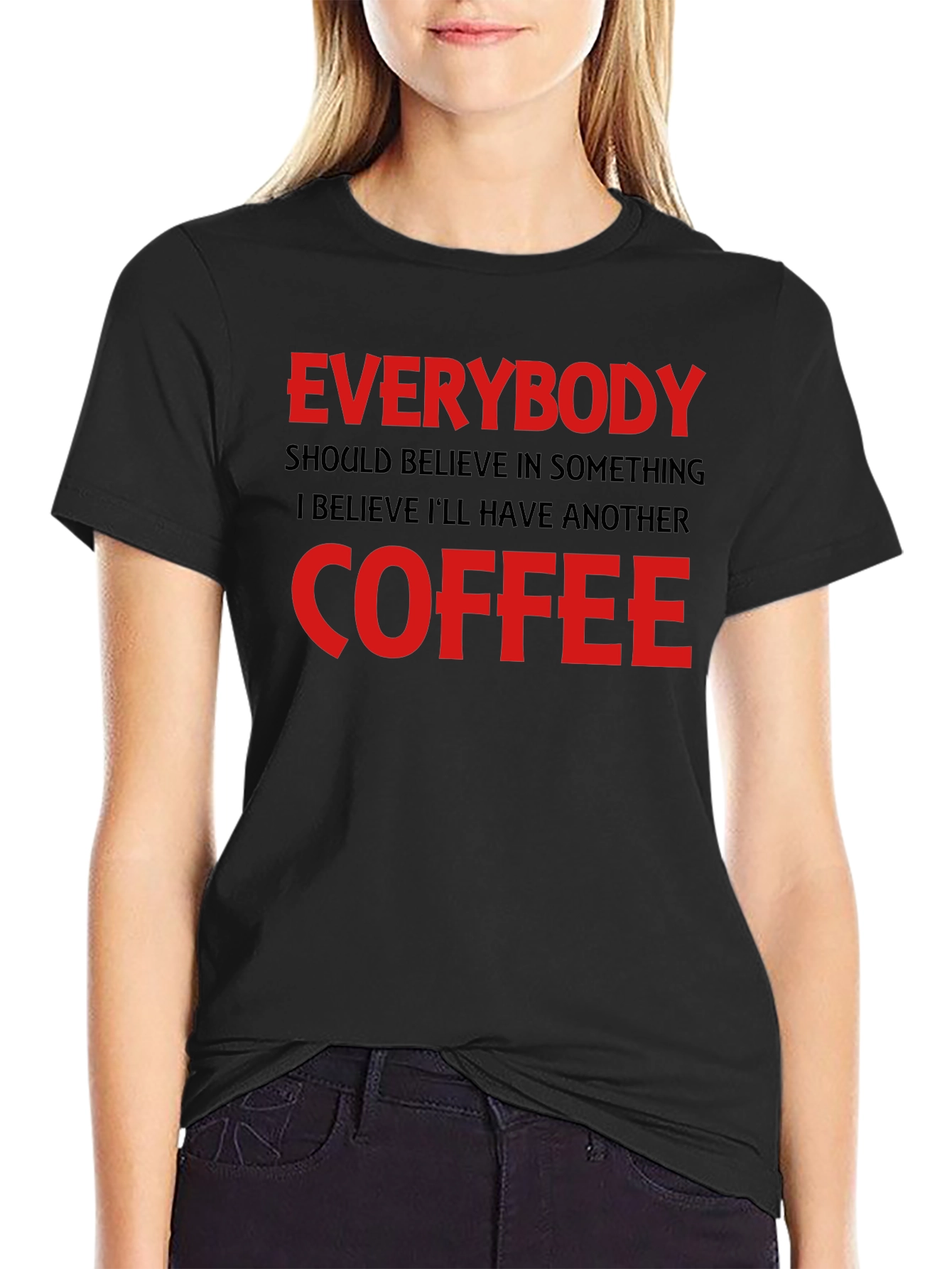 Everybody Coffee Black T-Shirt