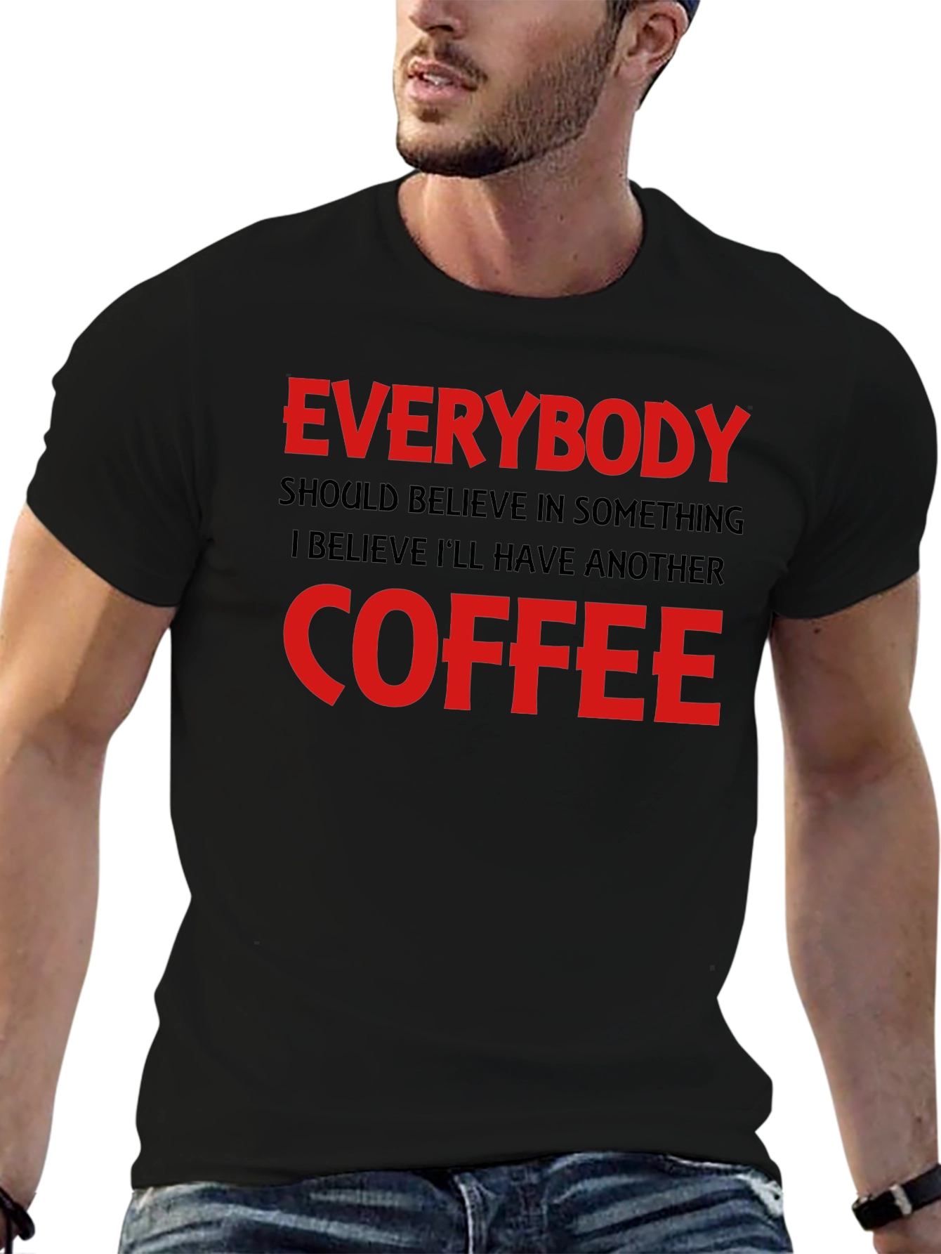 Everybody Coffee Black T-Shirt
