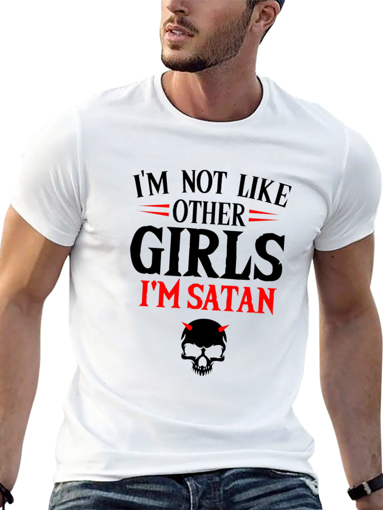 Im Not Like Other Girls Im Satan Graphic T-Shirt