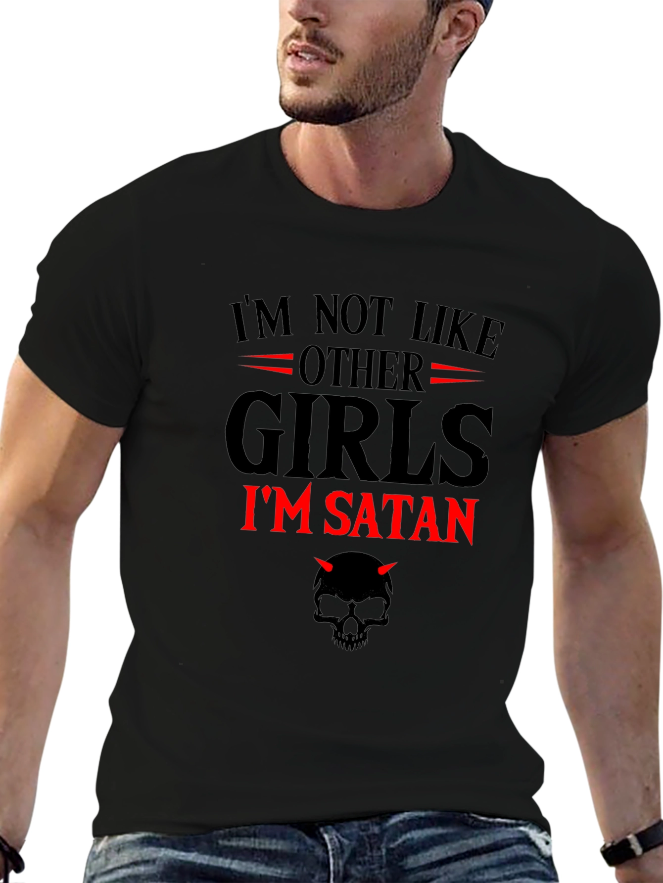 Im Not Like Other Girls Im Satan Graphic T-Shirt