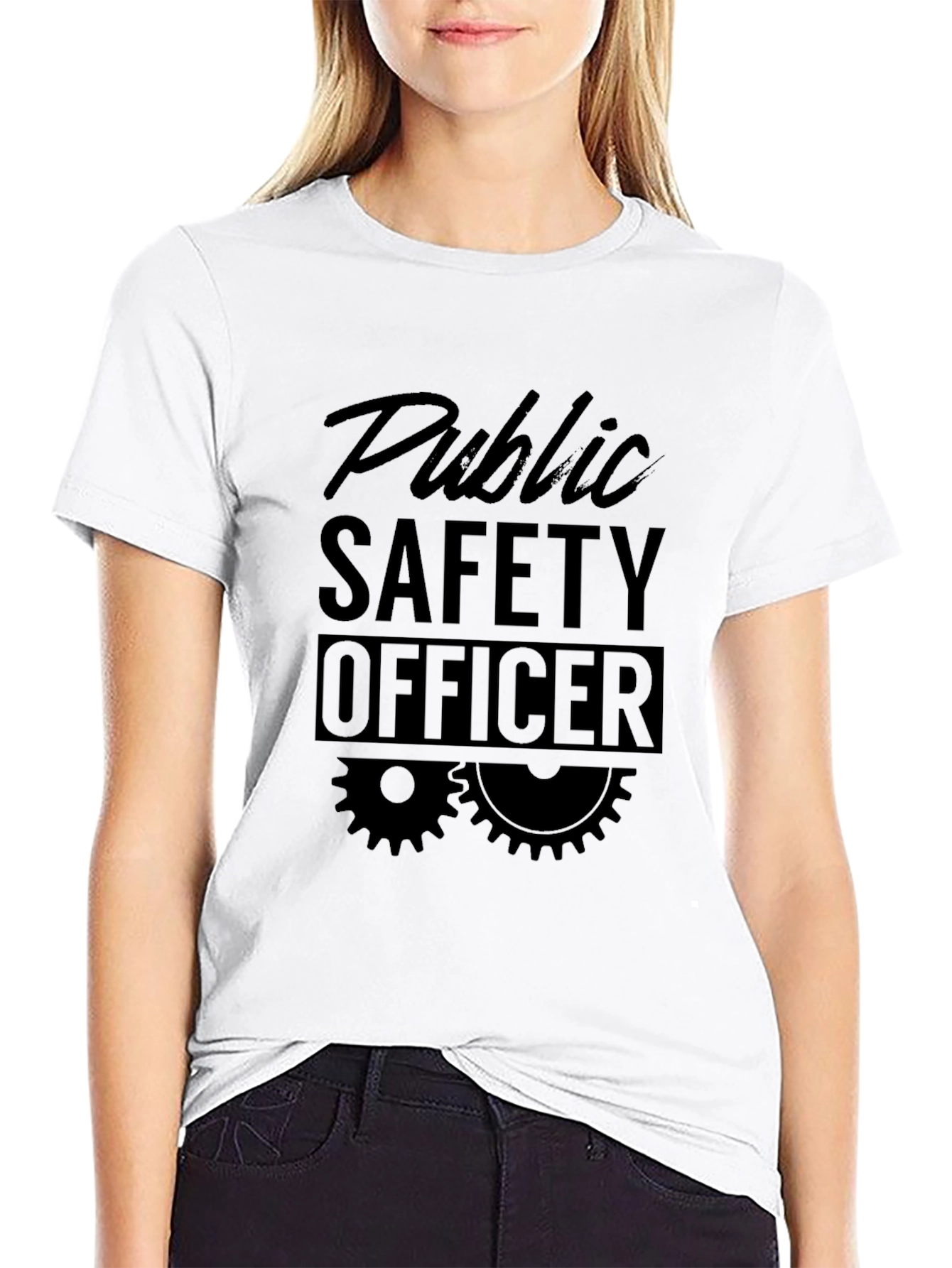 Public Safety Officer Black Tee Shirt