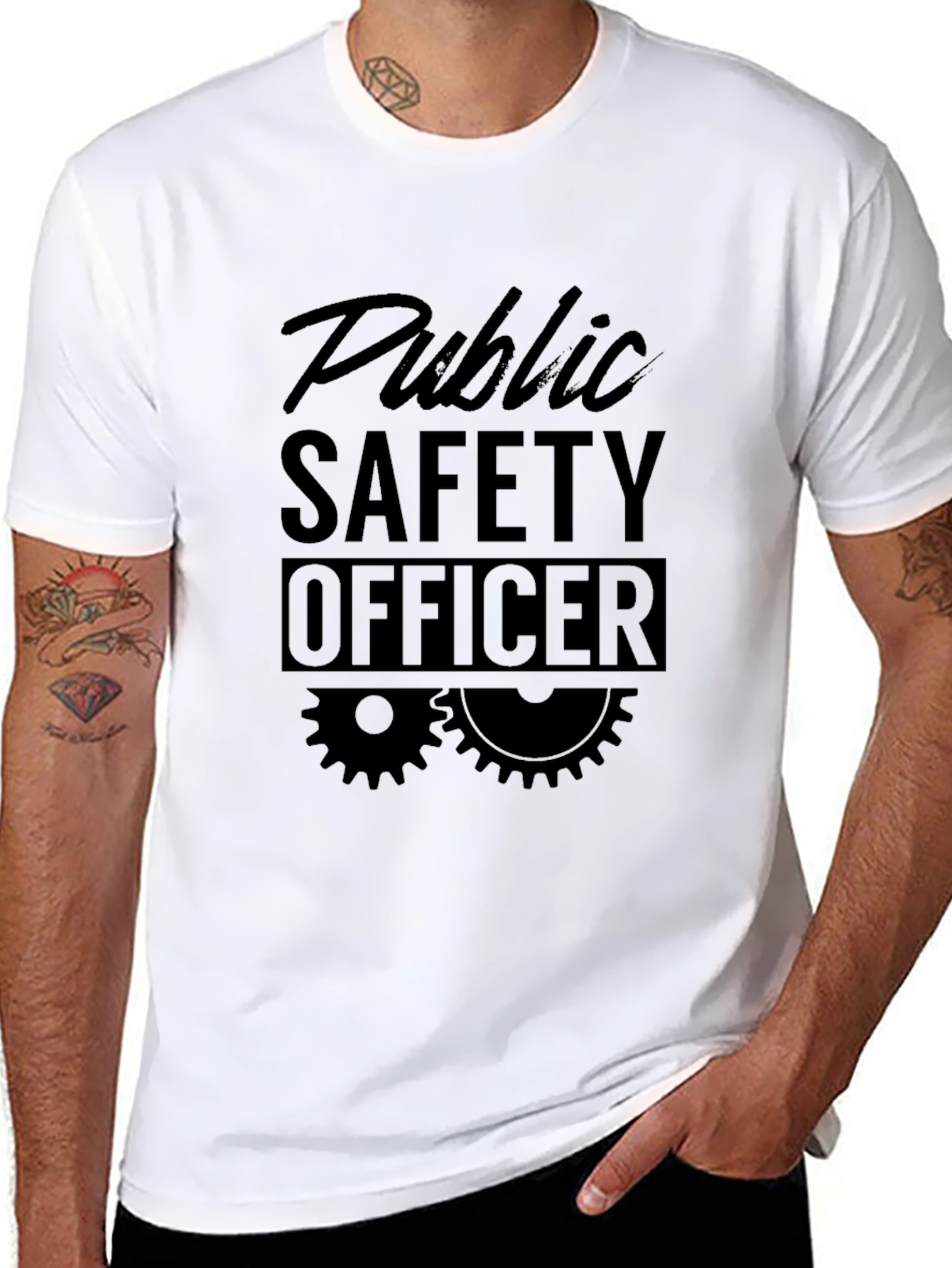 Public Safety Officer Black Tee Shirt