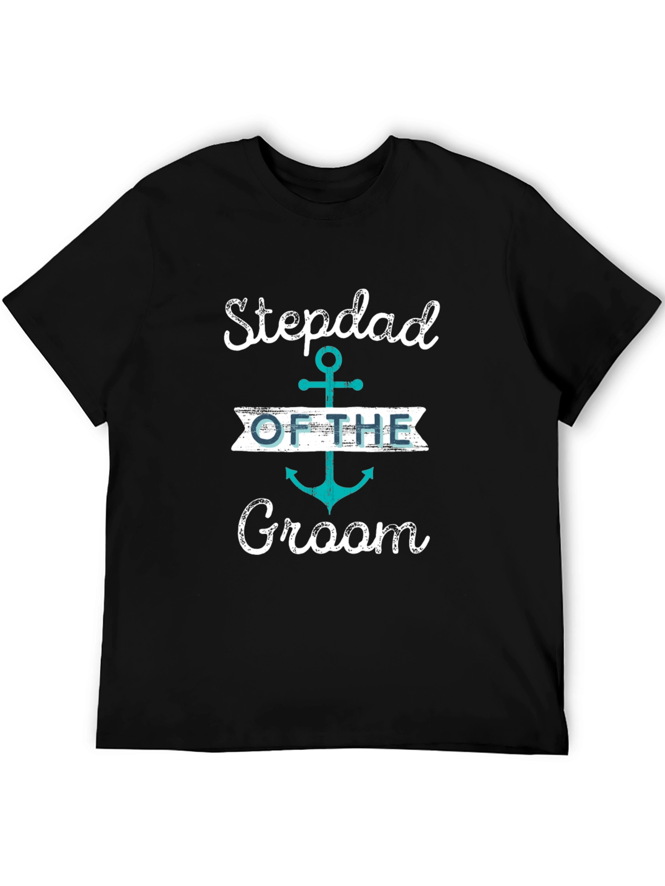 Stepdad of the Groom T-Shirt - Anchor Design