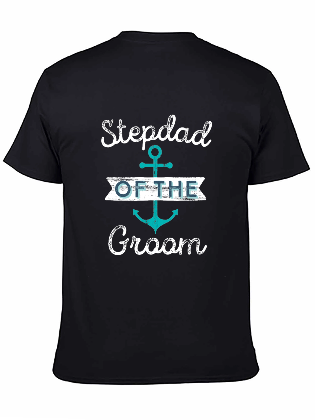 Stepdad of the Groom T-Shirt - Anchor Design