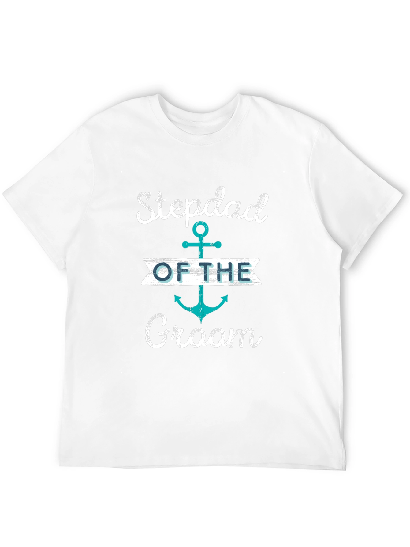 Stepdad of the Groom T-Shirt - Anchor Design