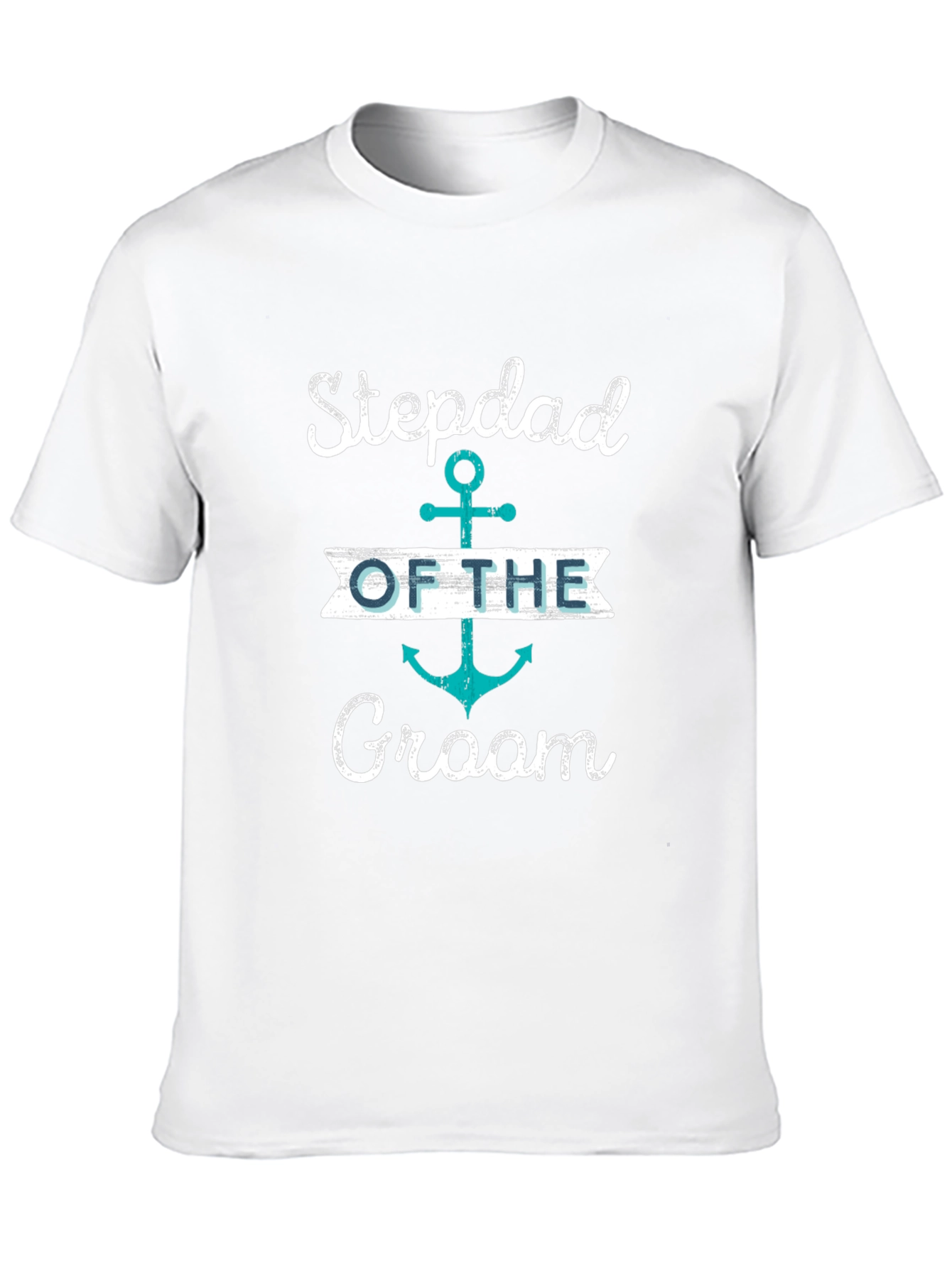 Stepdad of the Groom T-Shirt - Anchor Design