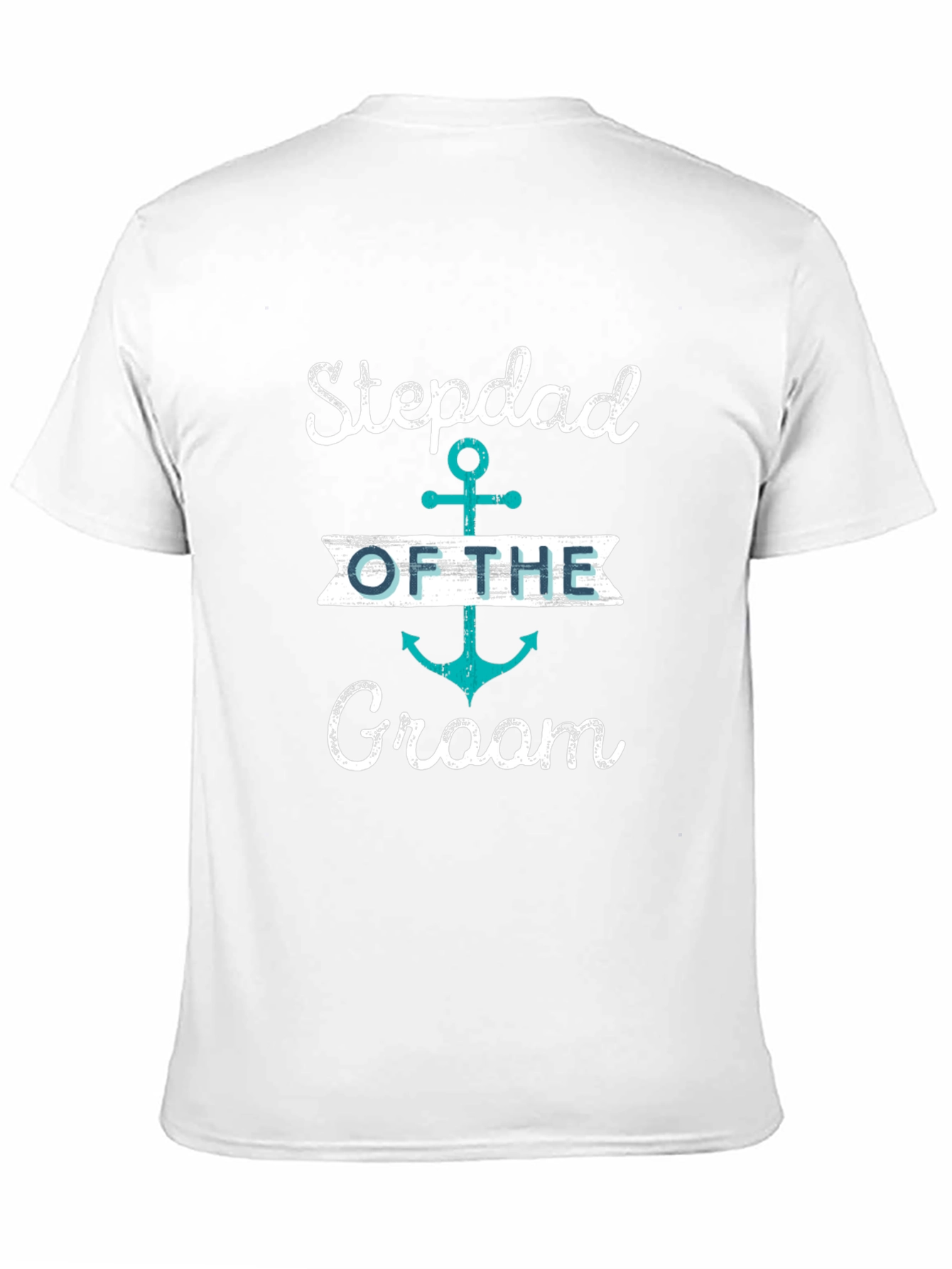 Stepdad of the Groom T-Shirt - Anchor Design