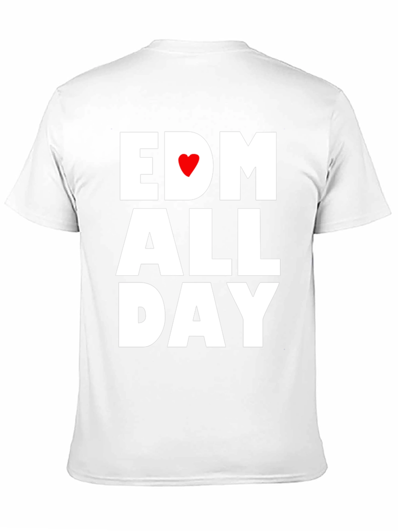 EDM All Day Black Graphic Tee