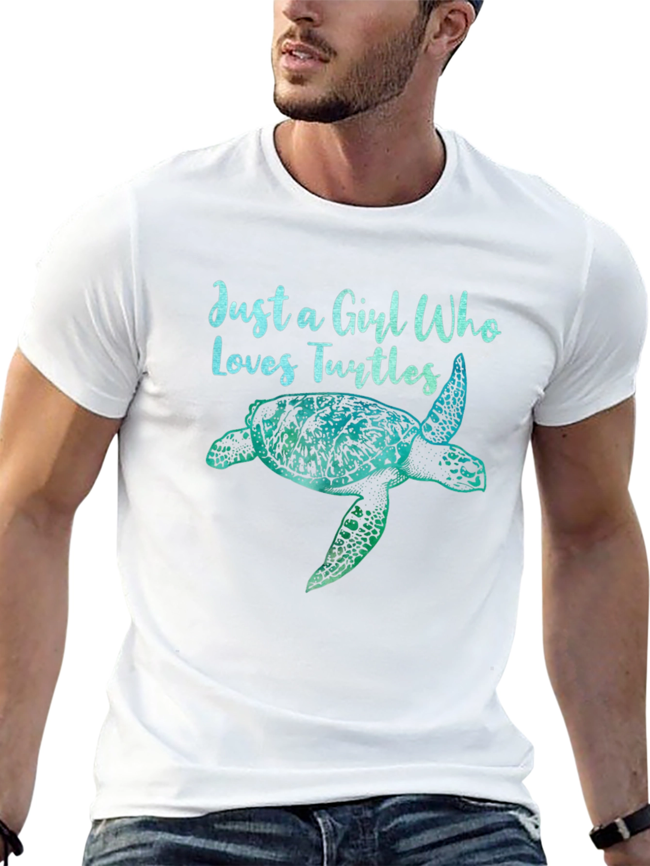 Just a Girl Who Loves Turtles Graphic Tee