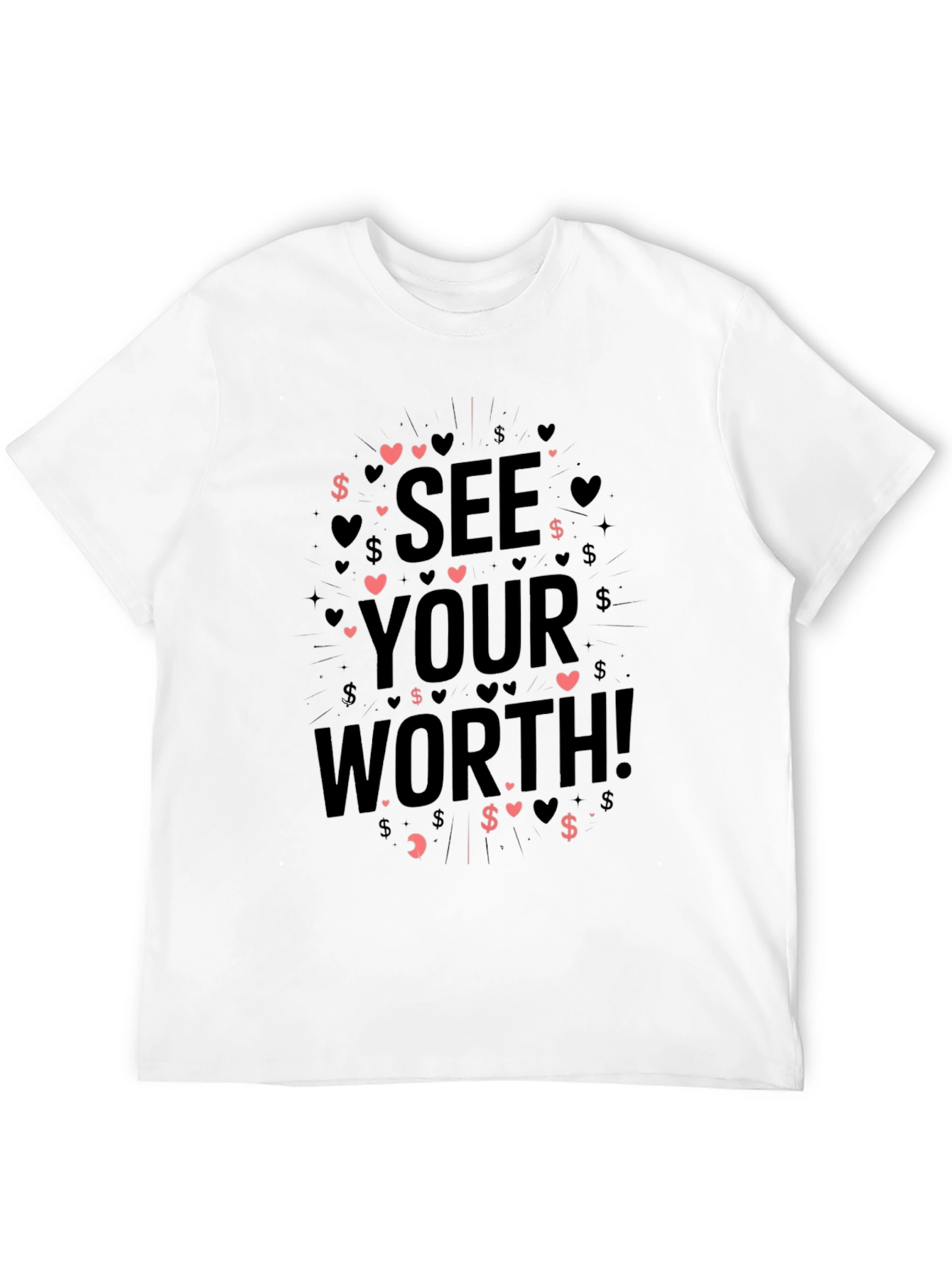 See Your Worth Black Graphic Tee